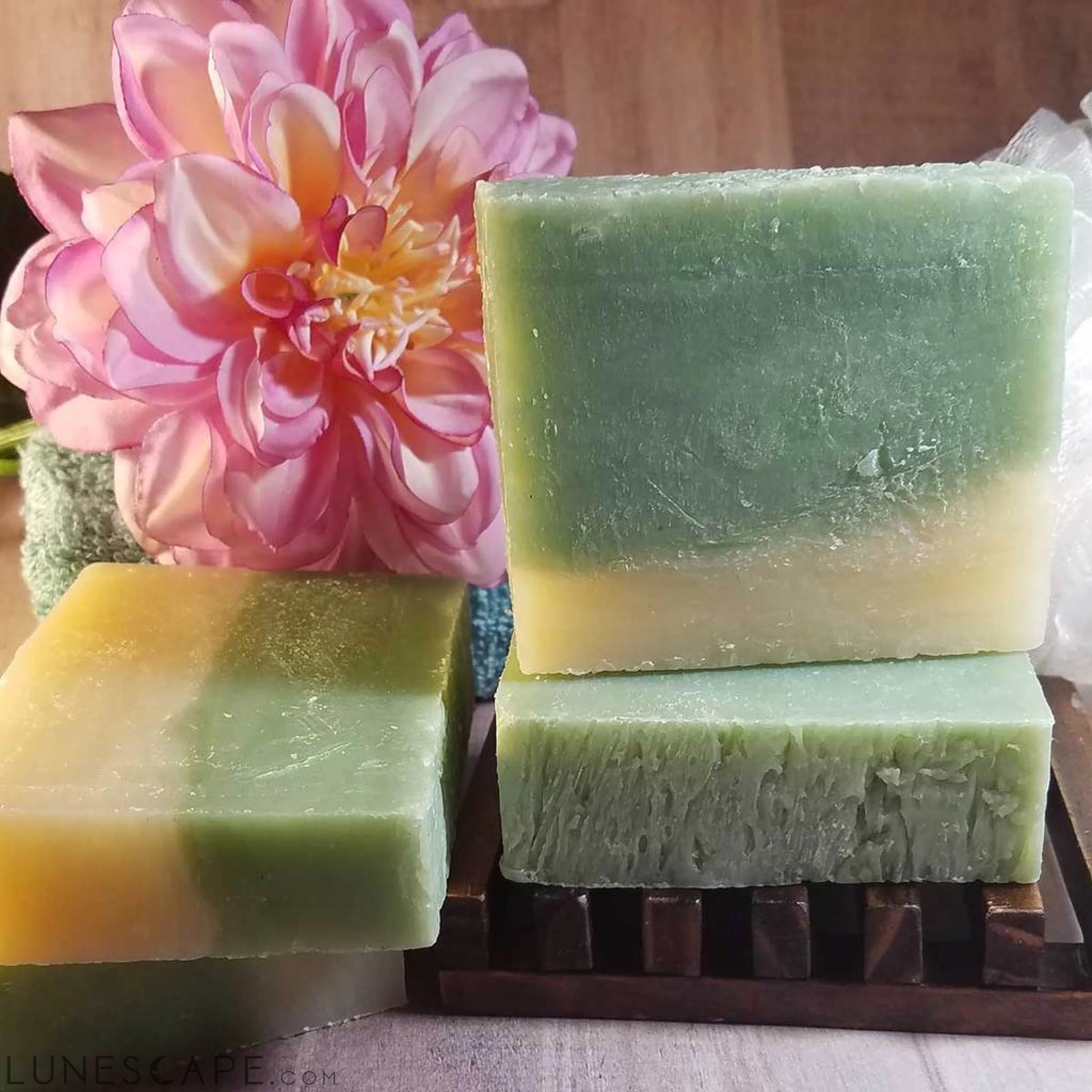 Cucumber and Melon Handmade Soap LUNESCAPE