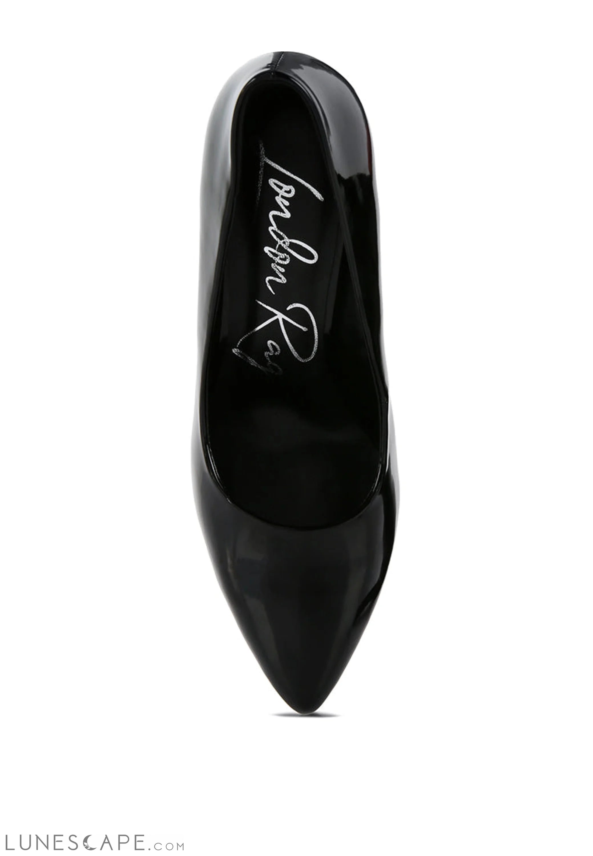 Cuddles Patent Faux Leather Platform Stiletto Pumps LUNESCAPE