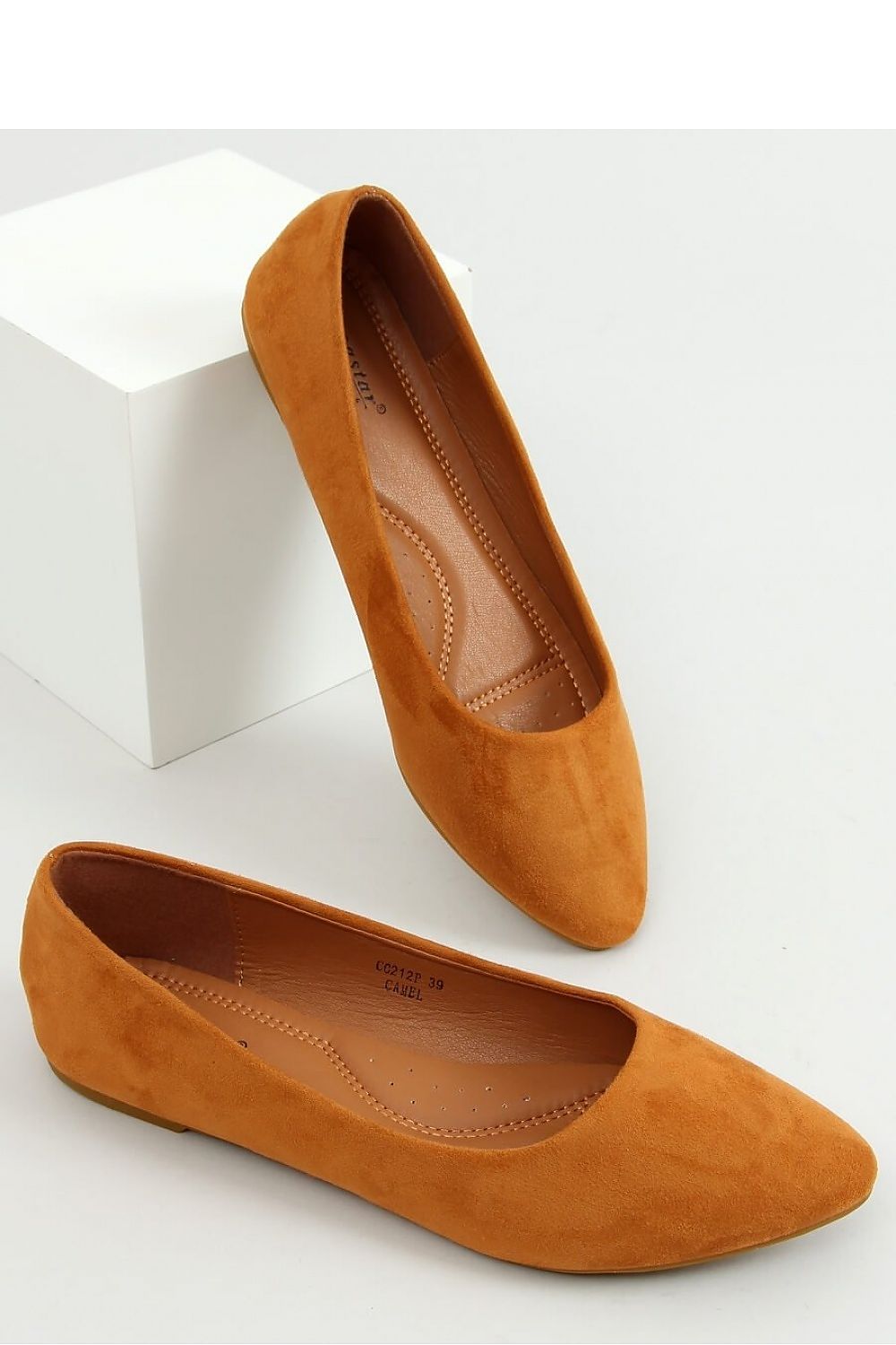 Velvety Caramel Pointed-Toe Women’s Ballet Flats