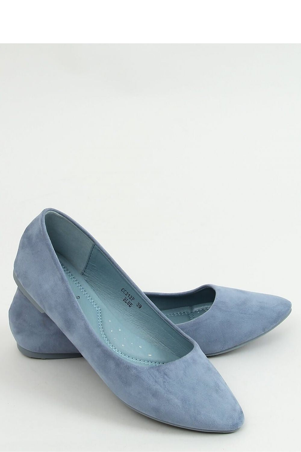 Powder Blue Pointed-Toe Women's Ballet Flats