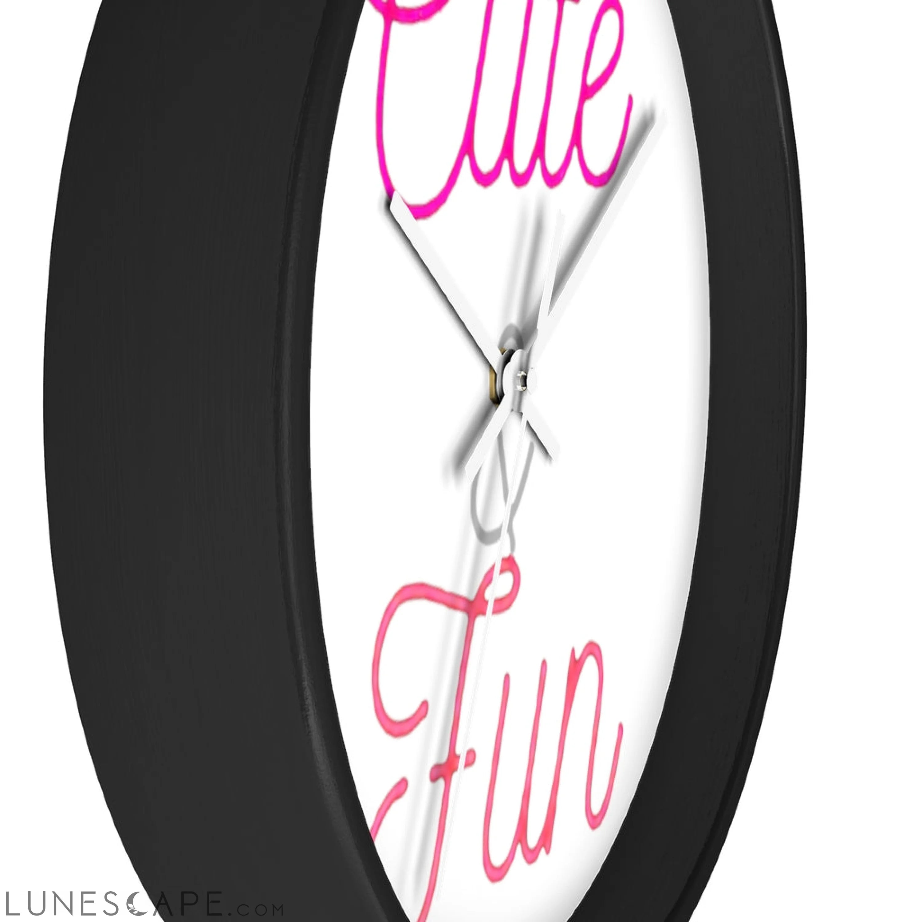 Cute and Fun Wall clock LUNESCAPE