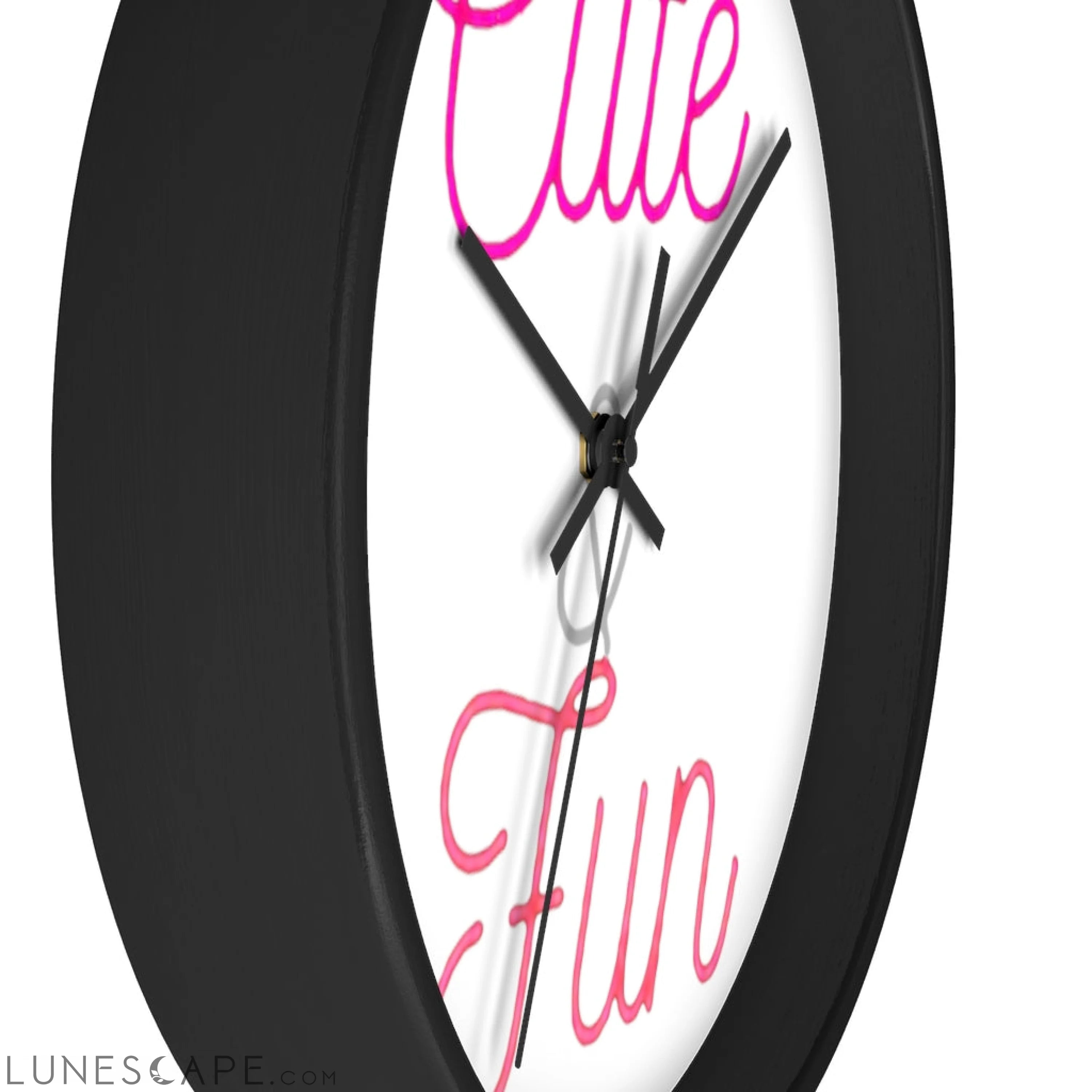 Cute and Fun Wall clock LUNESCAPE