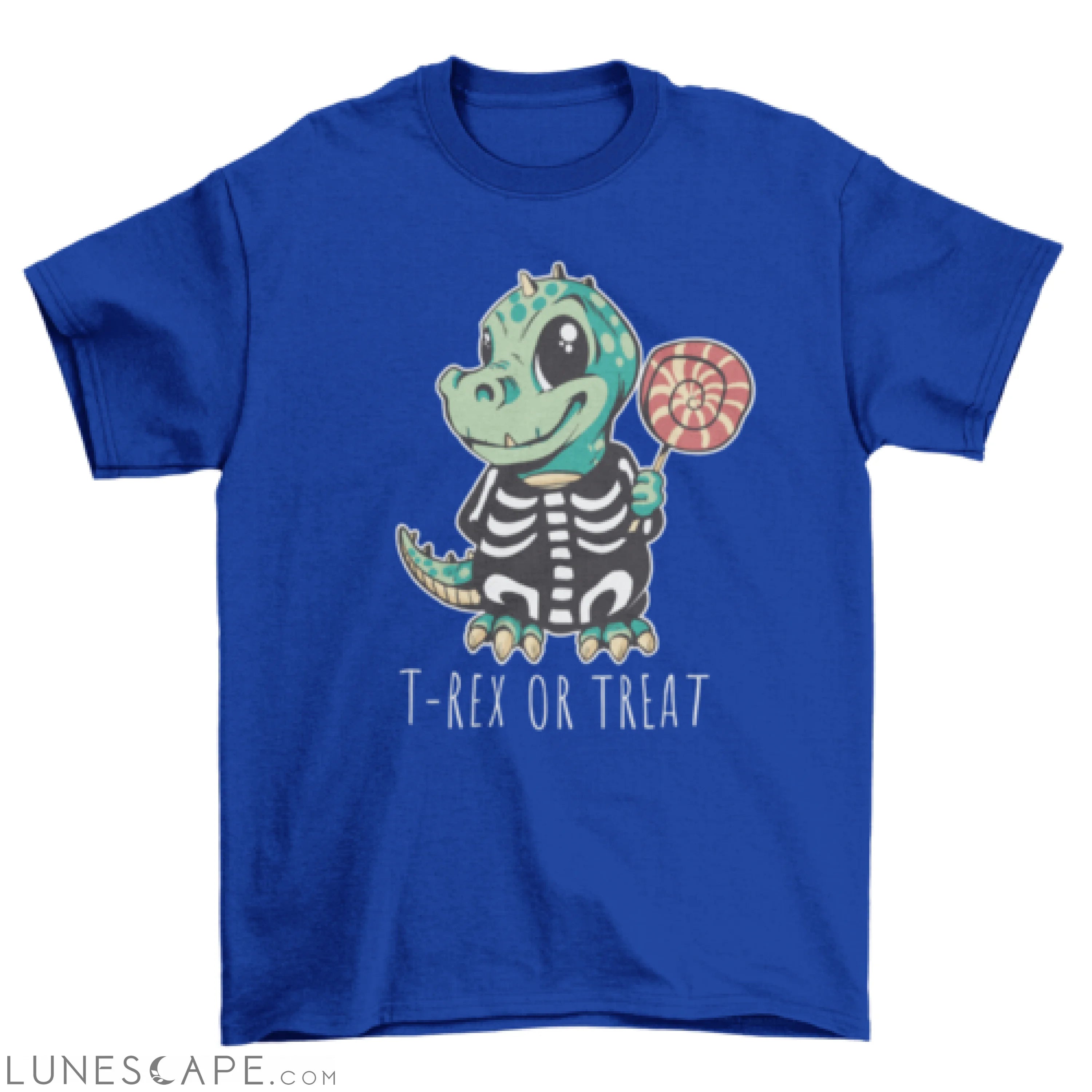 Cute dinosaur in costume t-shirt LUNESCAPE