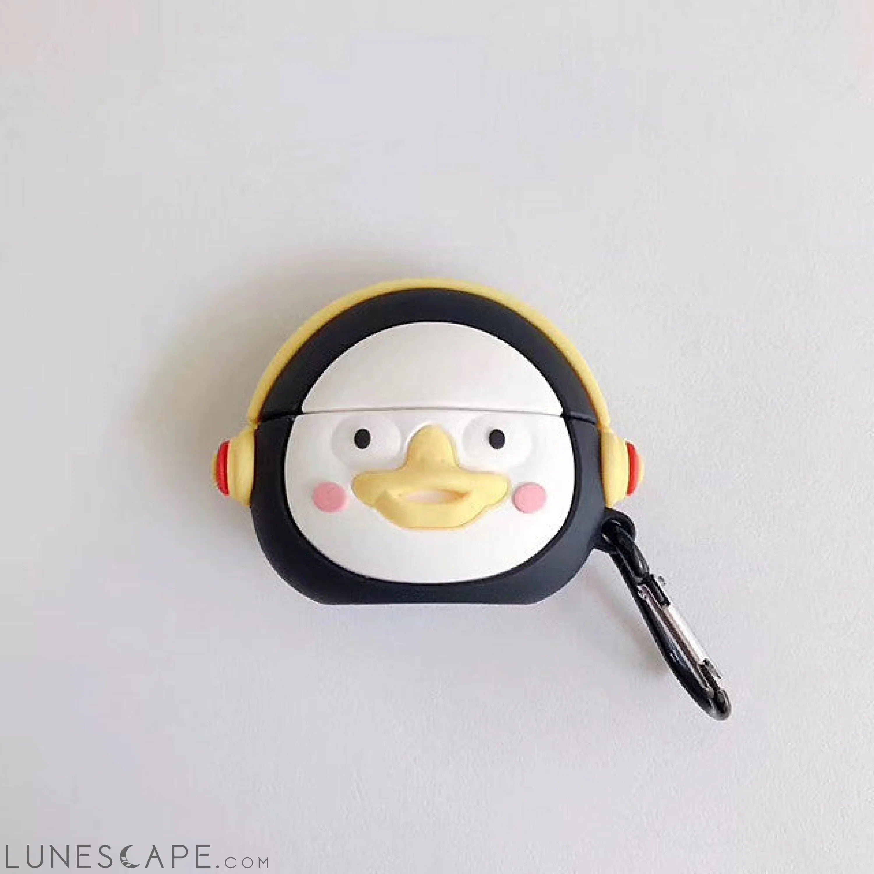 Cute Funny Penguin Cartoon headphone case For airpods Pro LUNESCAPE
