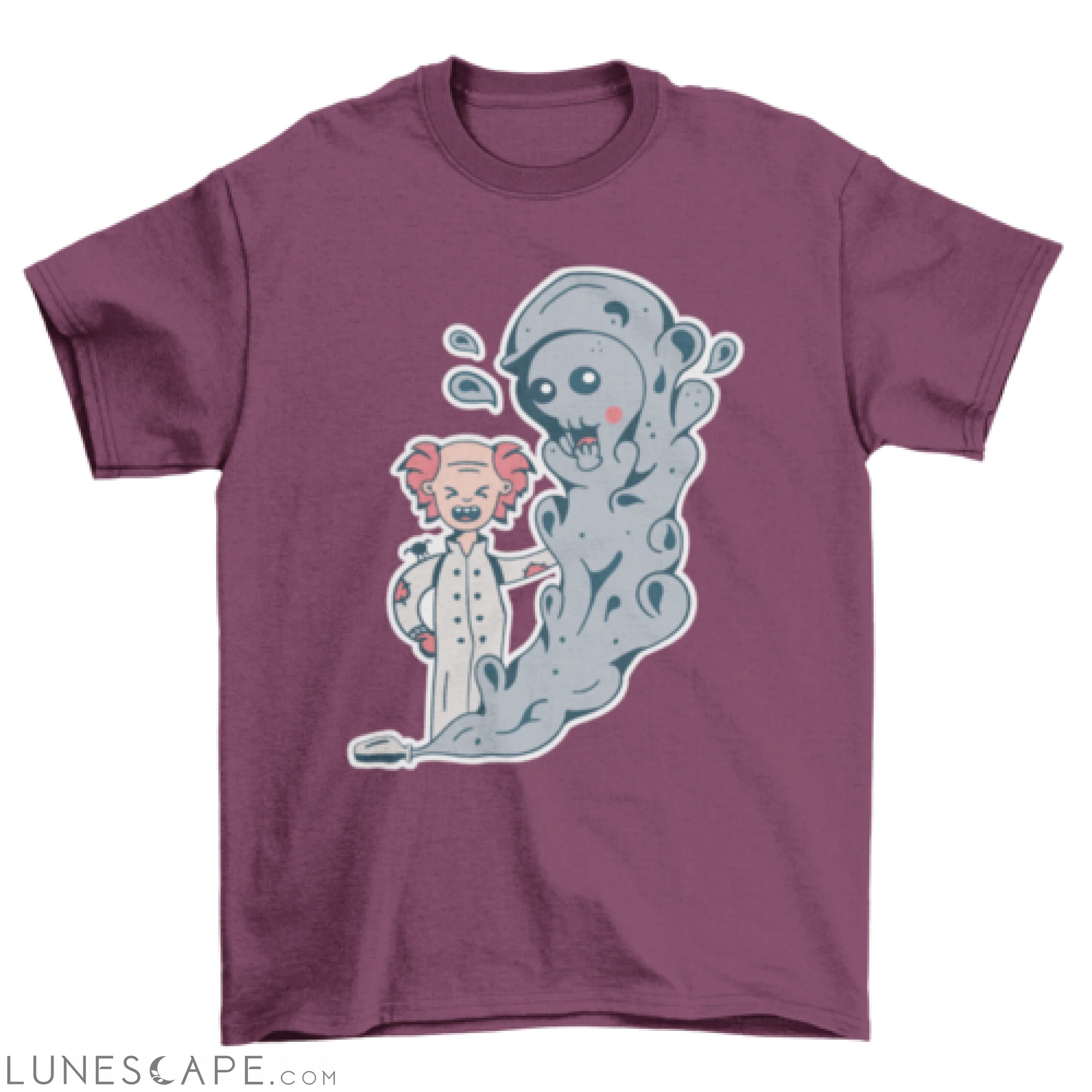 Cute Mad Scientist T-shirt Design LUNESCAPE