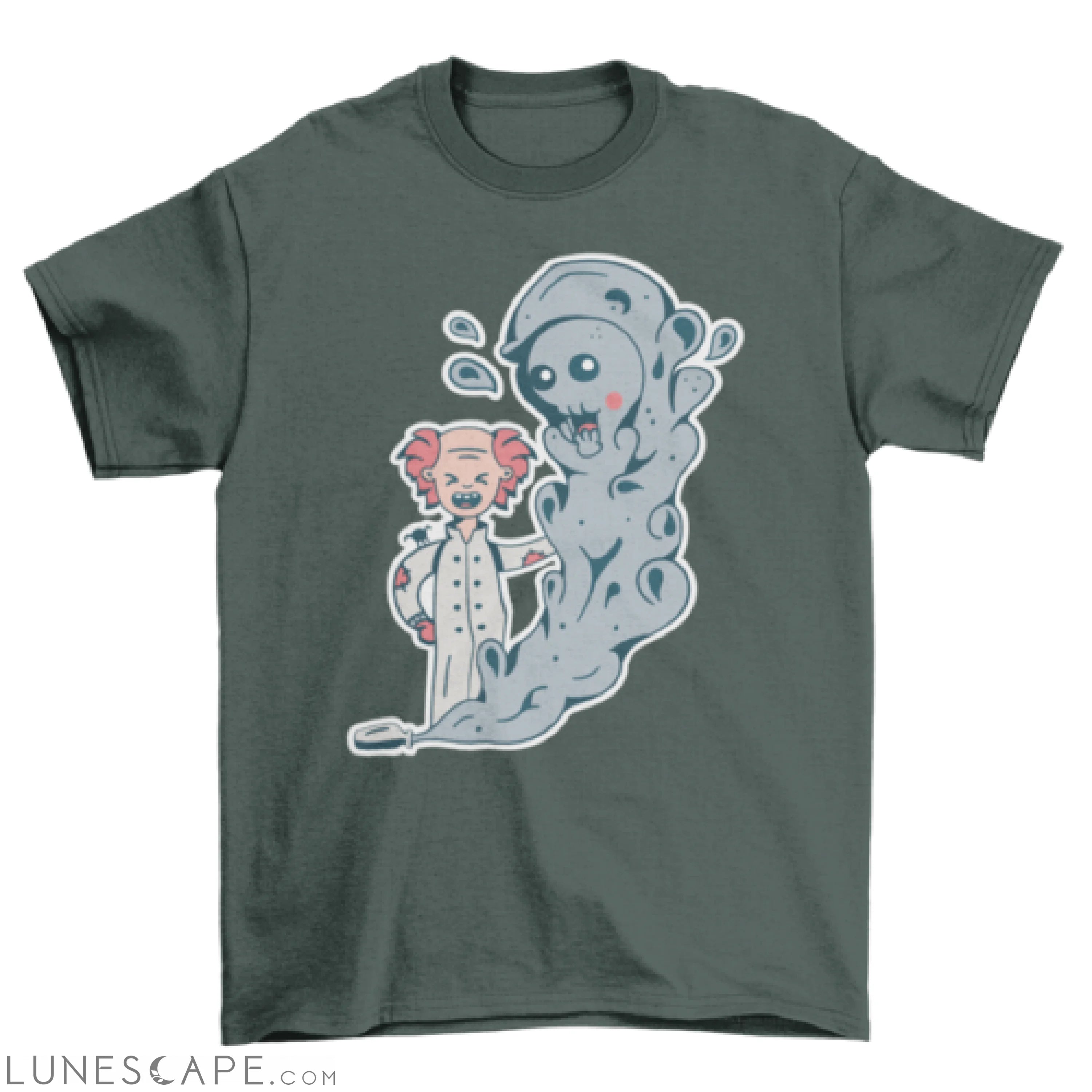 Cute Mad Scientist T-shirt Design LUNESCAPE