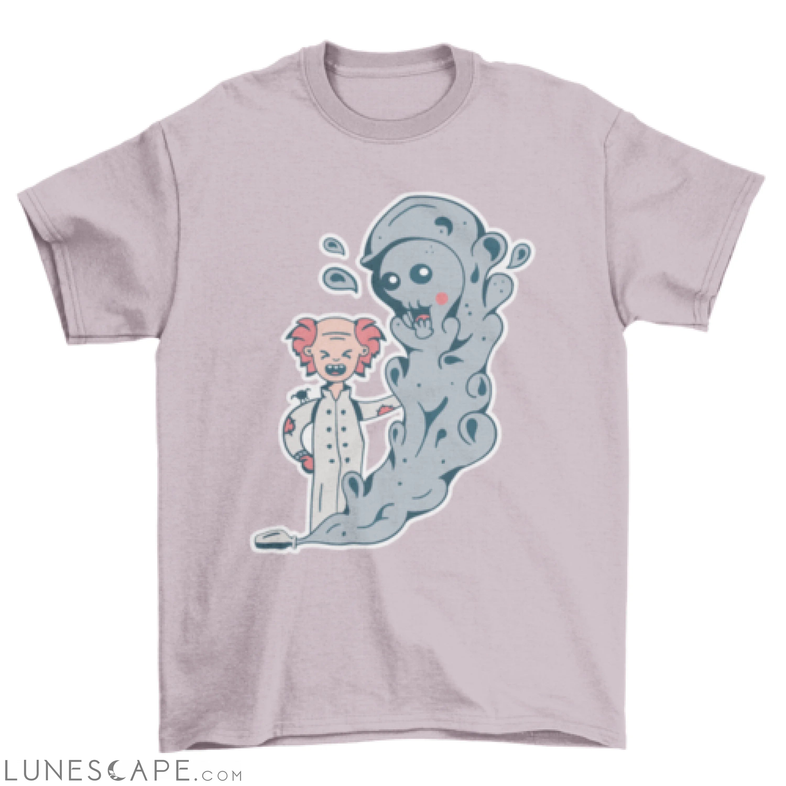 Cute Mad Scientist T-shirt Design LUNESCAPE