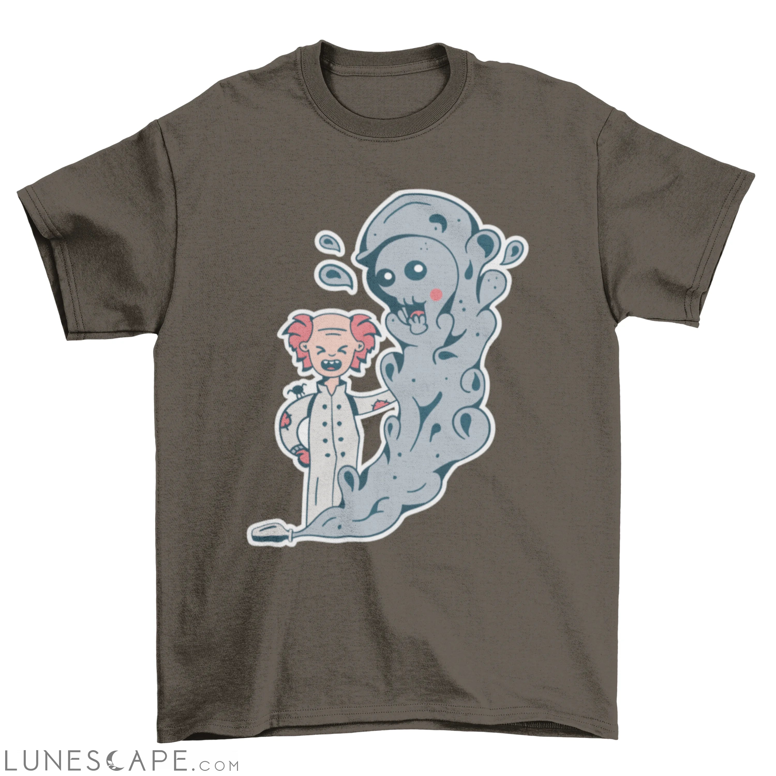 Cute Mad Scientist T-shirt Design LUNESCAPE