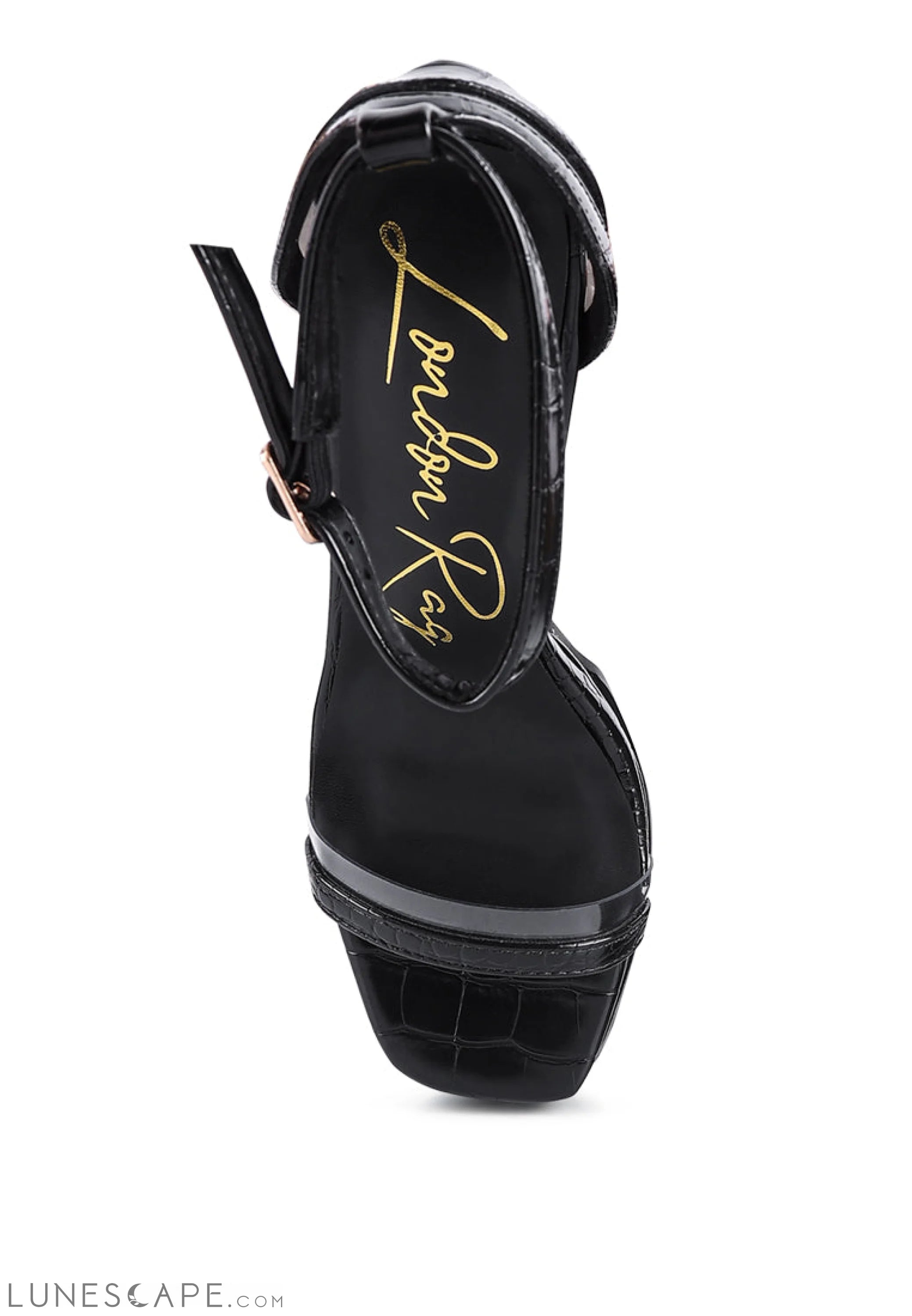 Cutlass High Heeled Chunky Sandals LUNESCAPE