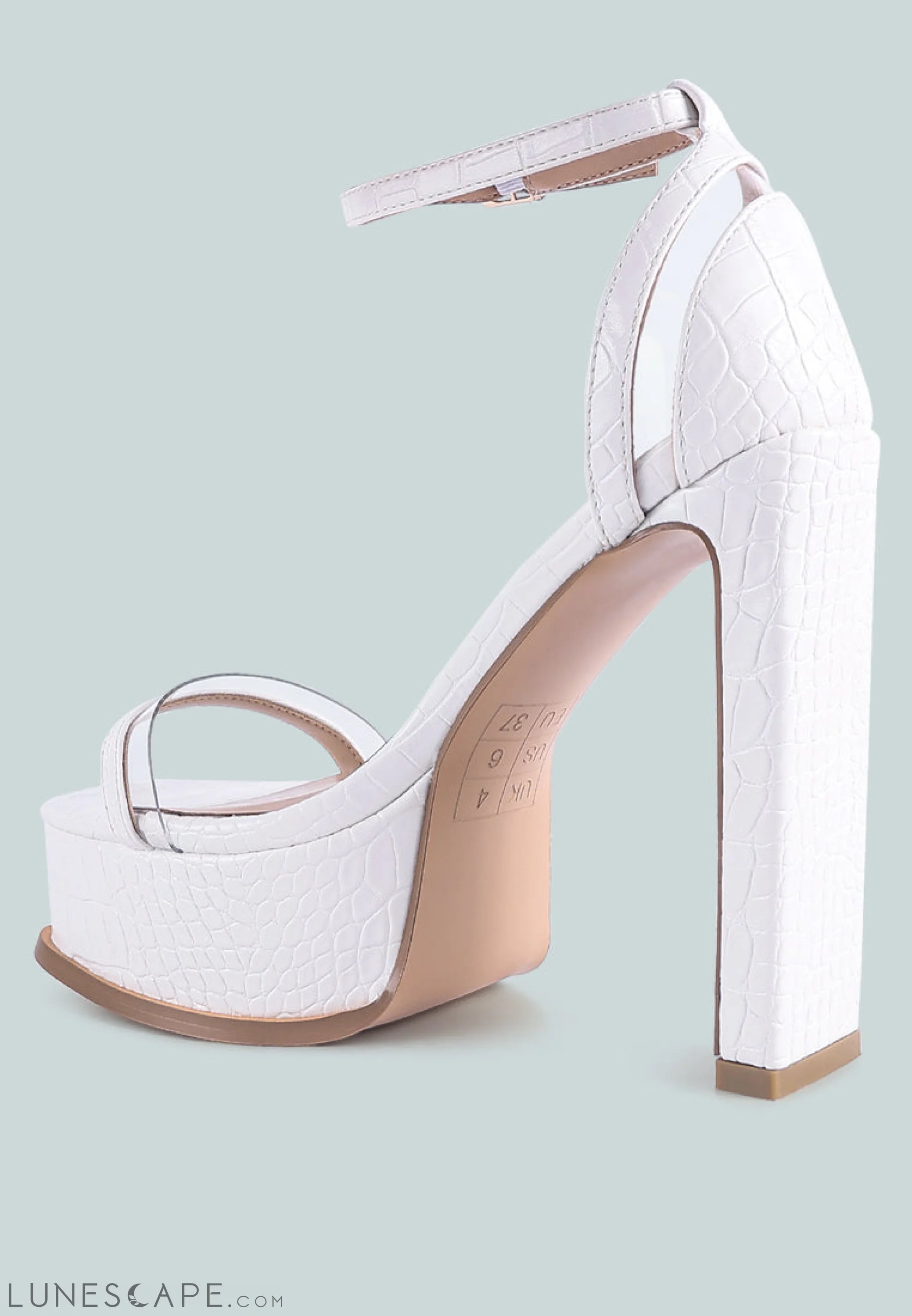 Cutlass High Heeled Chunky Sandals LUNESCAPE