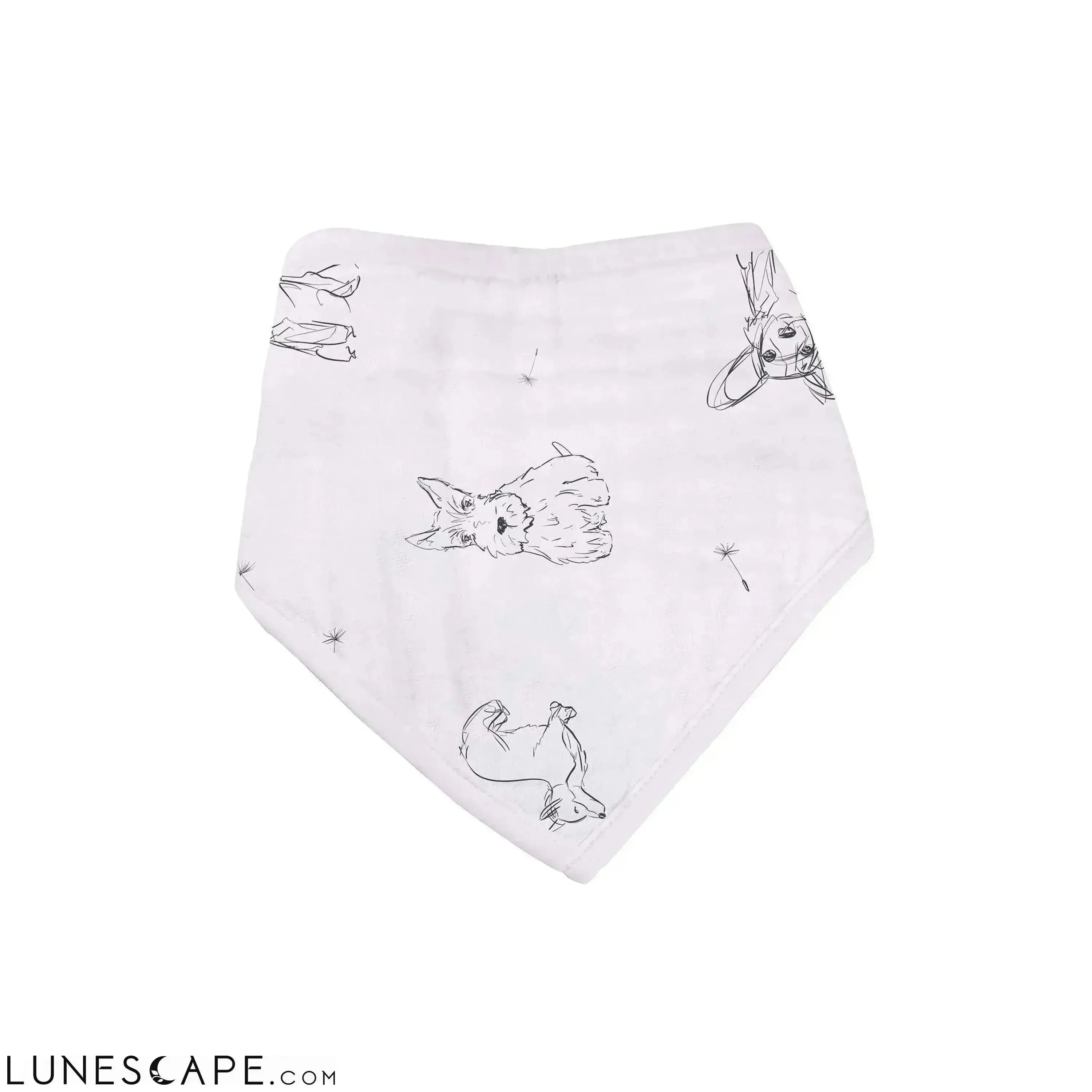 Dandelions Bandana Bibs - Set of 4 LUNESCAPE