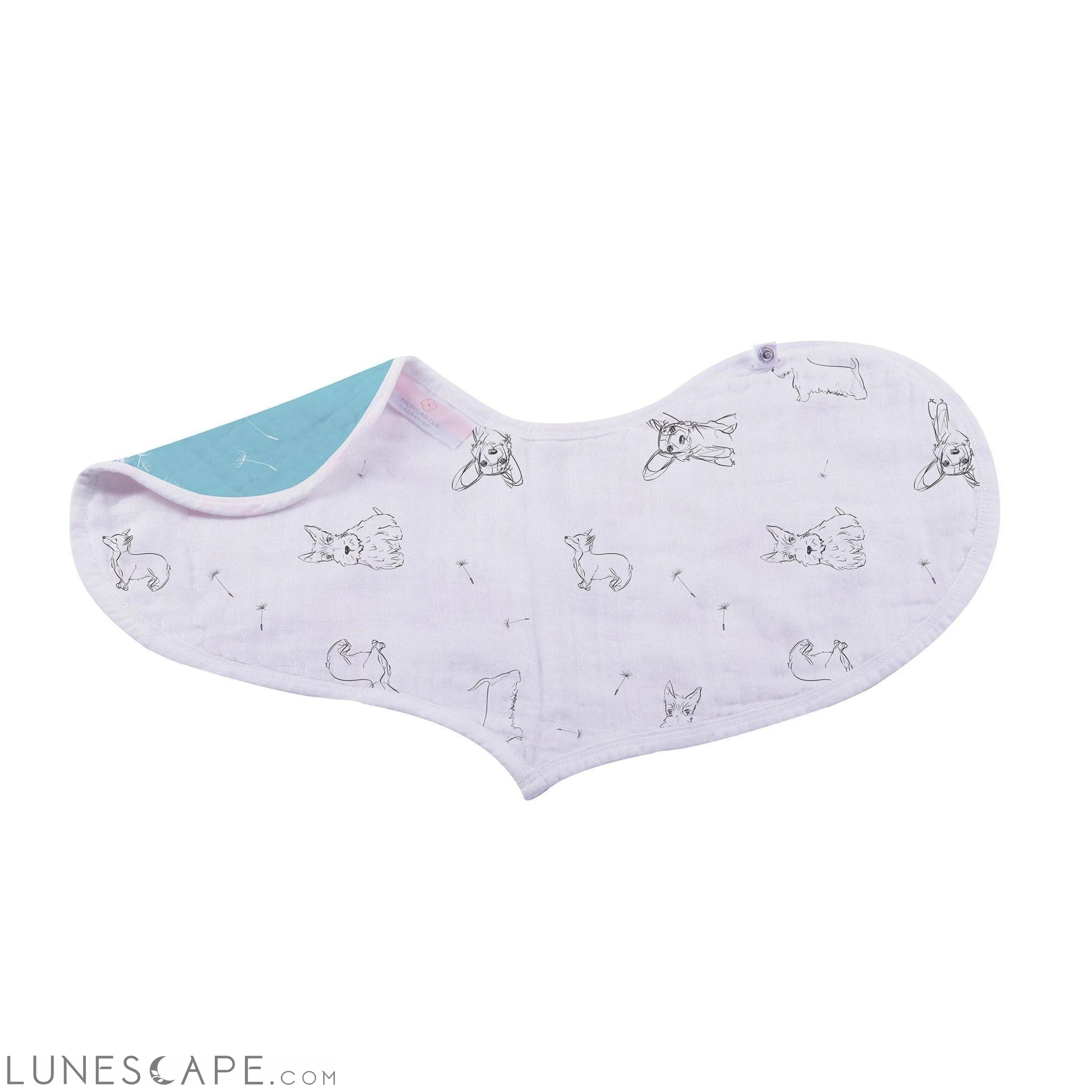 Dandelions Heart Bibs - Set of 2 LUNESCAPE