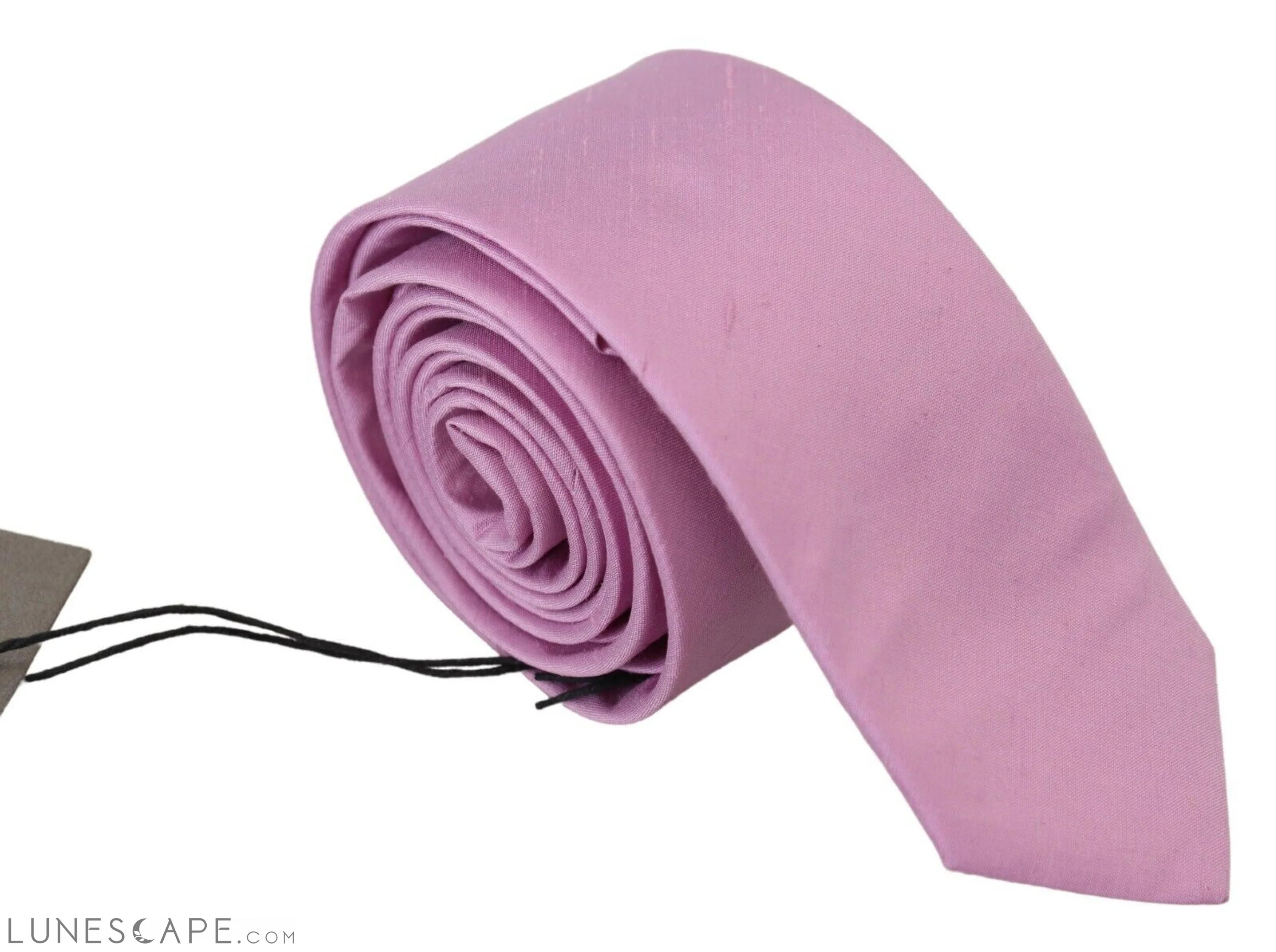 Daniele Alessandrini Elegant Silk Men's Tie in Pink LUNESCAPE