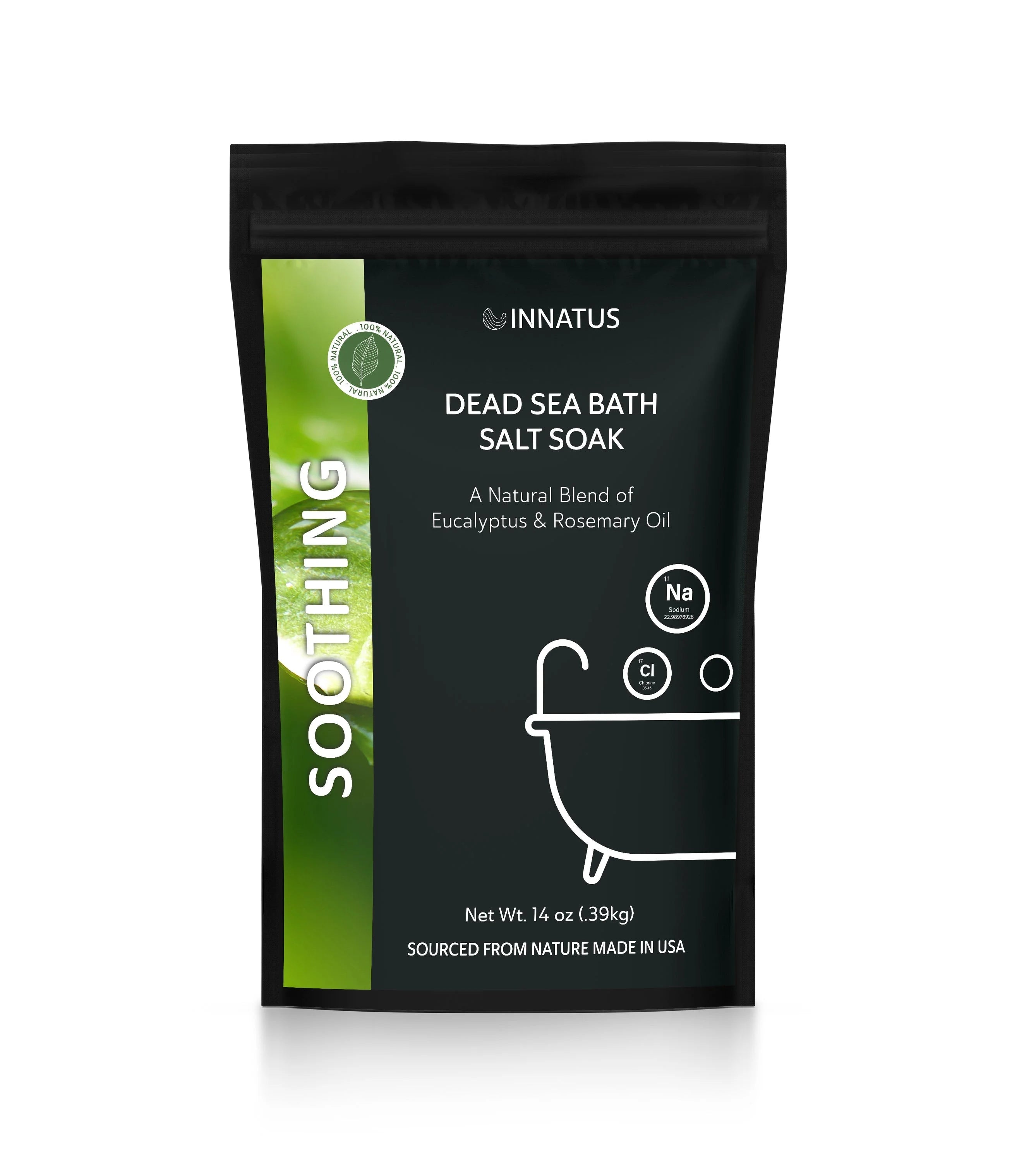 Dead Sea Bath Soak with Eucalyptus Oil Blend LUNESCAPE