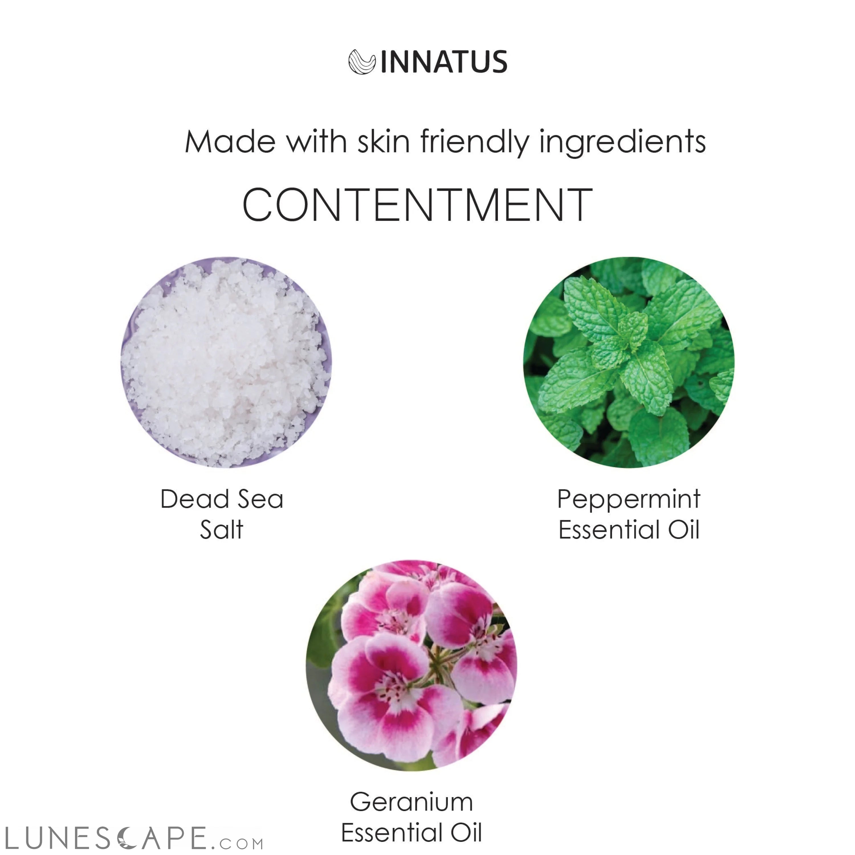 Dead sea Contentment bath salt soak with 21 minerals LUNESCAPE