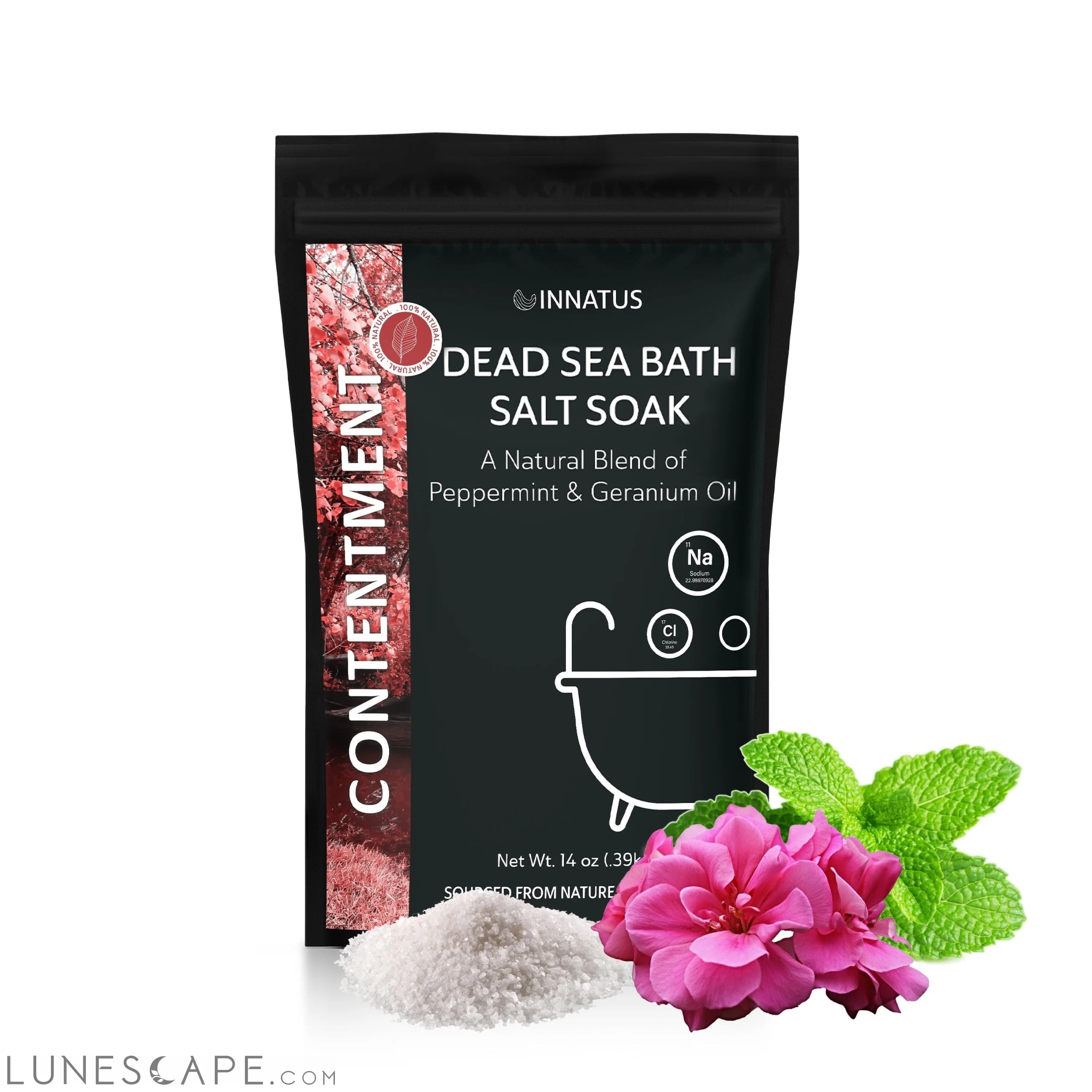 Dead sea Contentment bath salt soak with 21 minerals LUNESCAPE