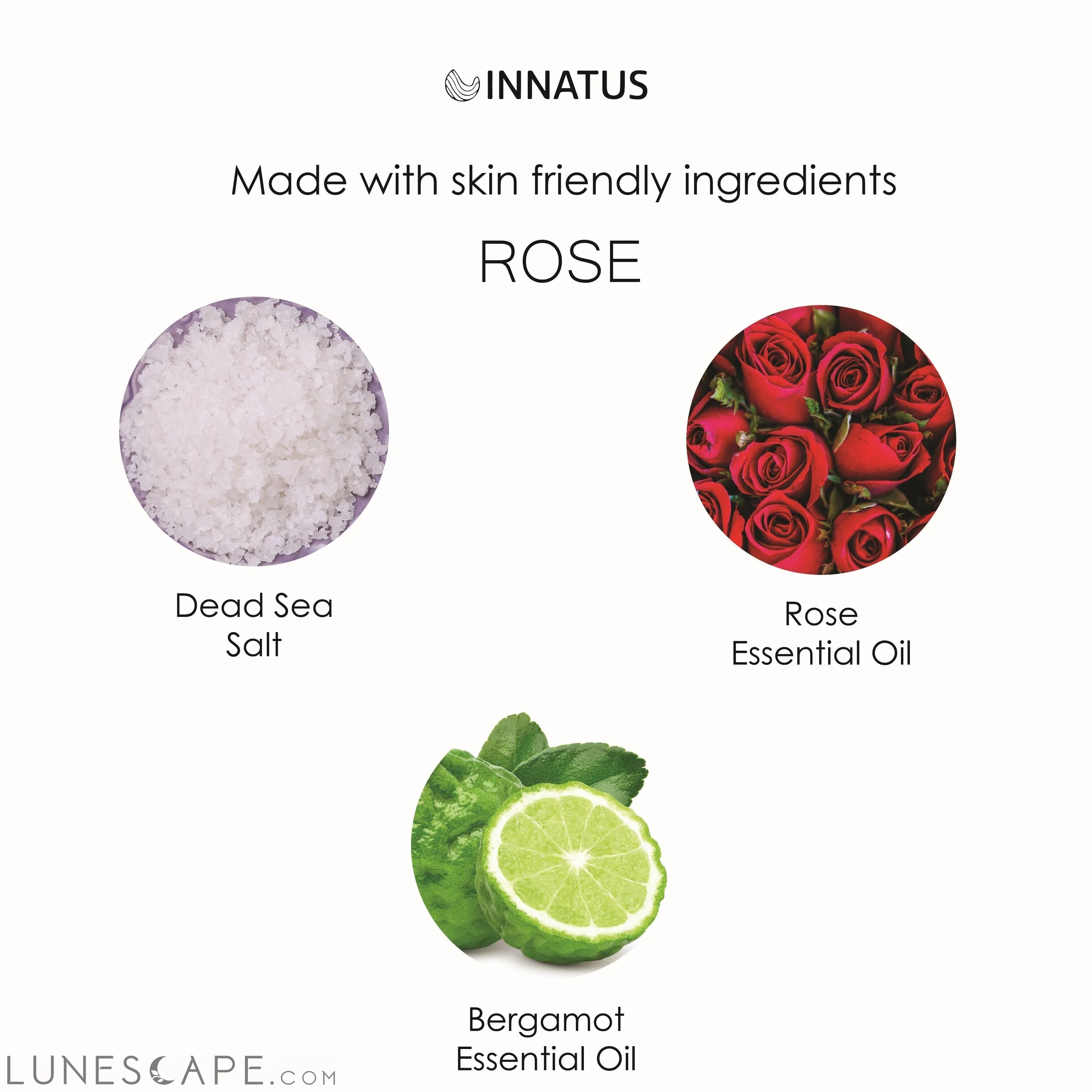 Dead sea rose bath salt soak with 21 minerals LUNESCAPE