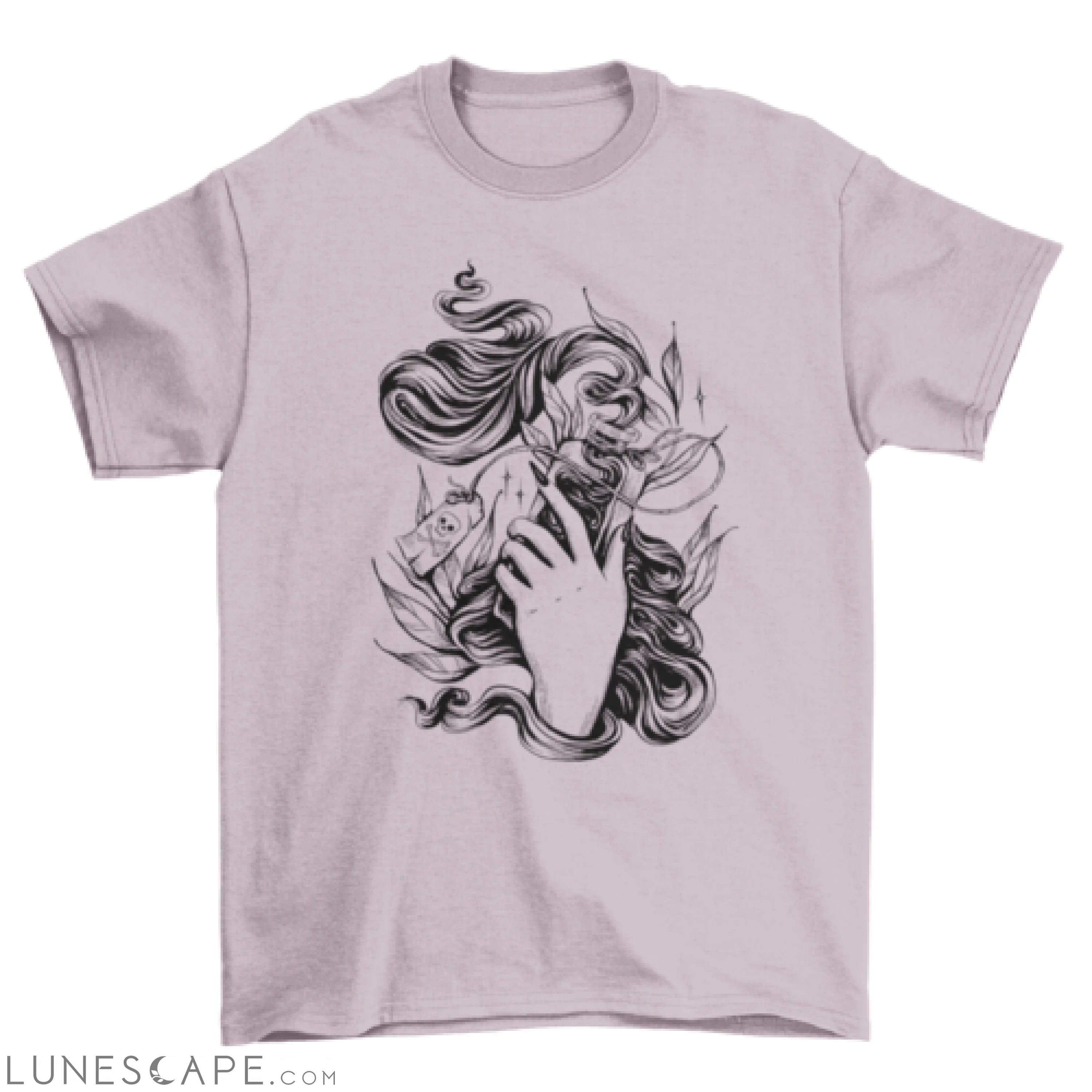 Death potion drawing t-shirt LUNESCAPE
