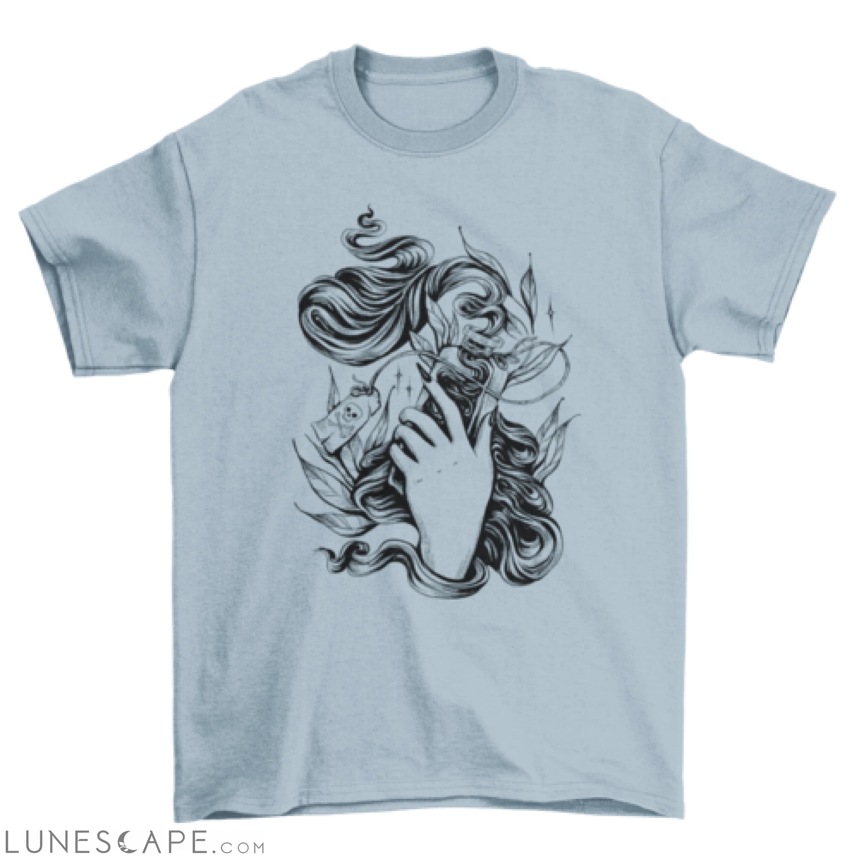 Death potion drawing t-shirt LUNESCAPE