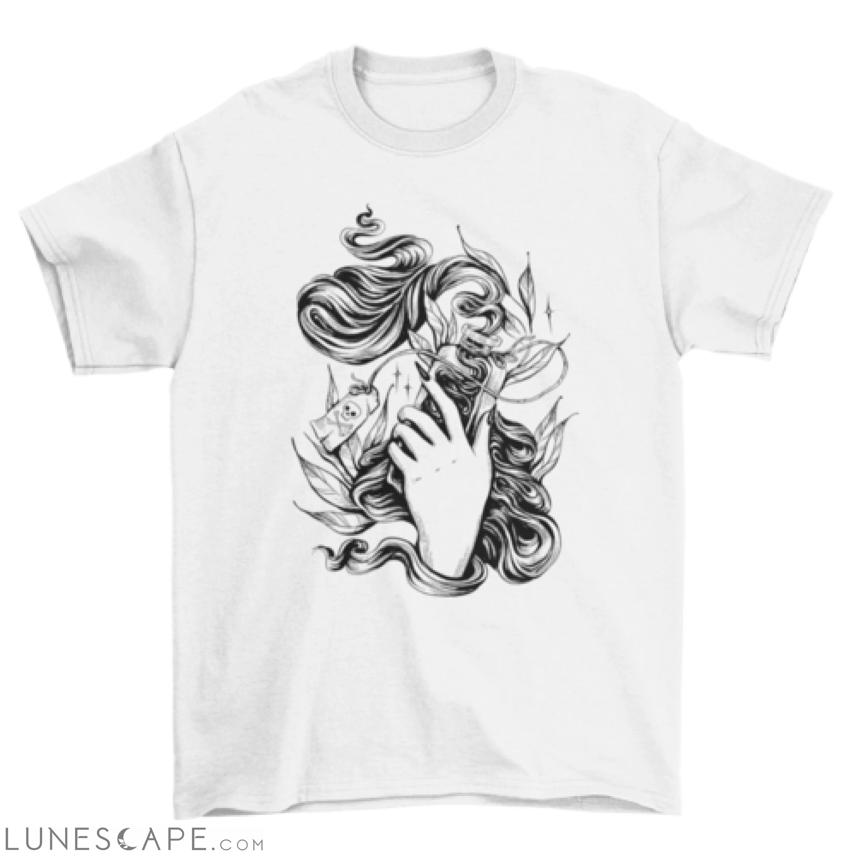 Death potion drawing t-shirt LUNESCAPE