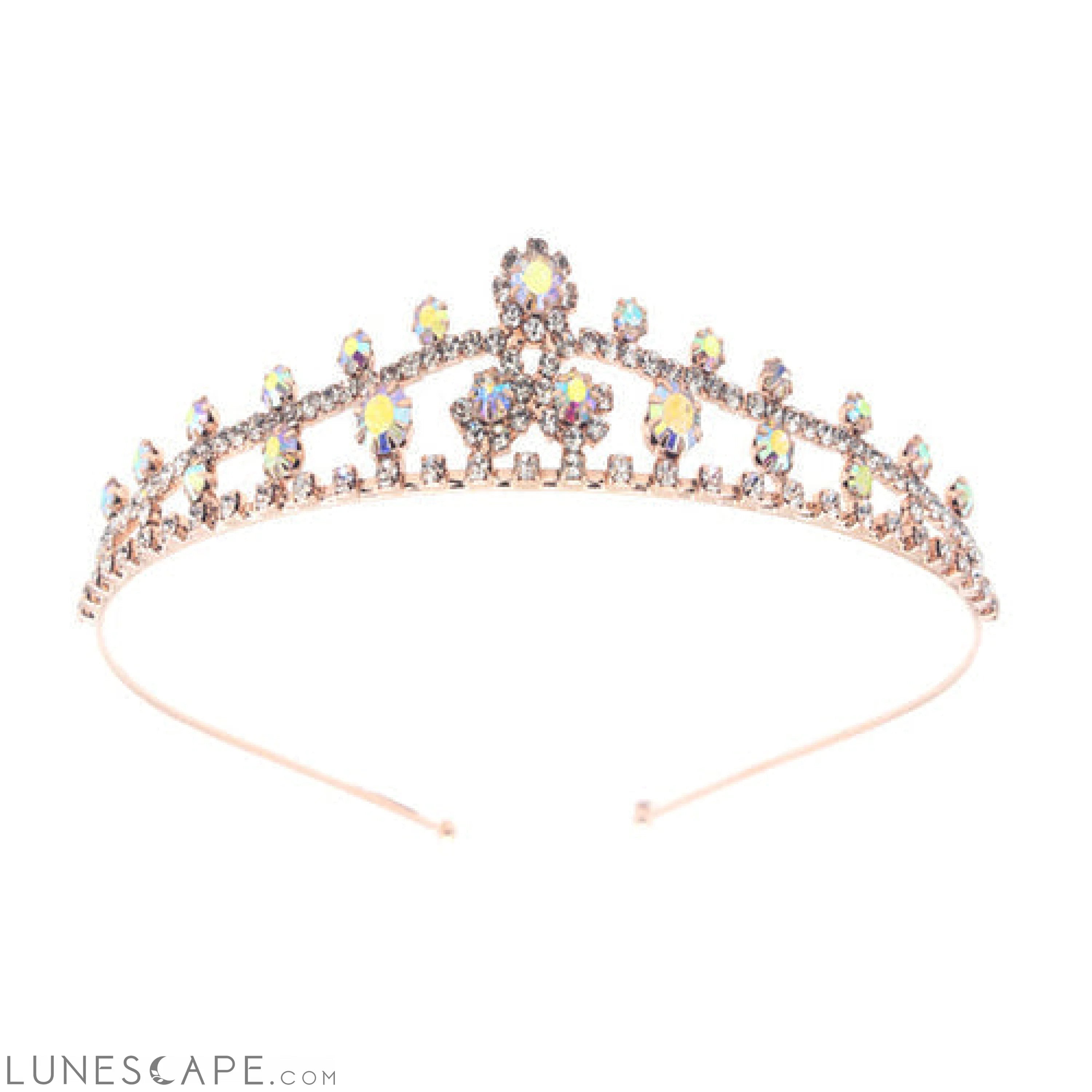 Delicate Crystal Tiara LUNESCAPE