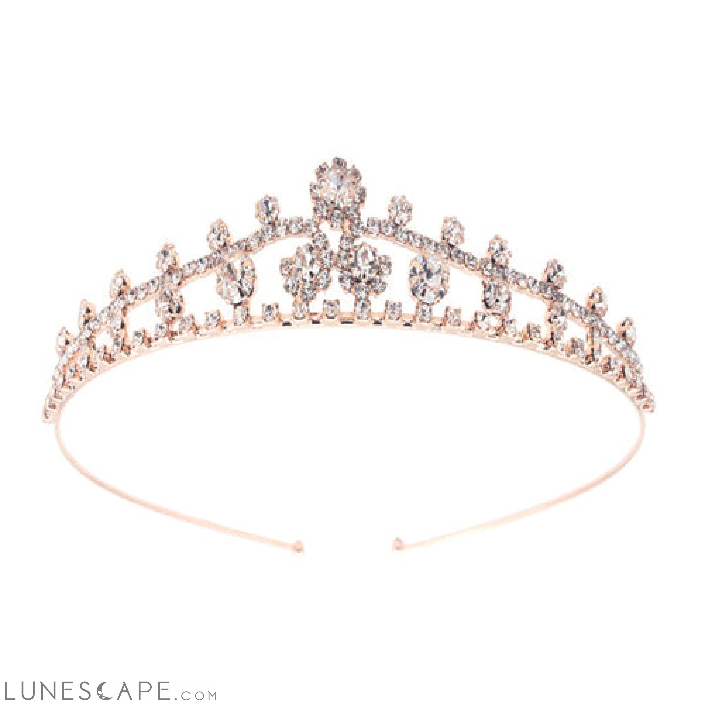 Delicate Crystal Tiara LUNESCAPE