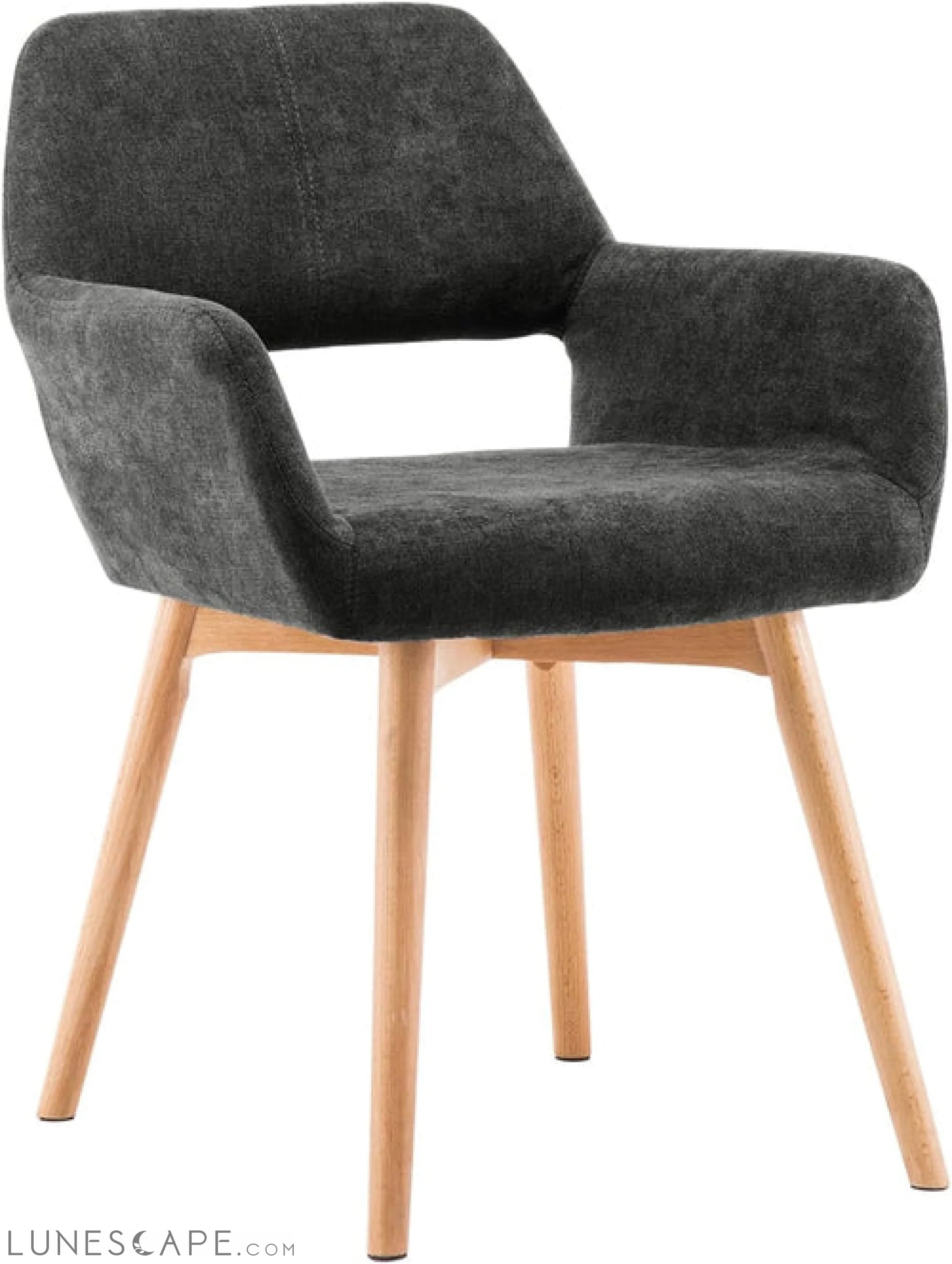 Desk Chair No Wheels Vanity Chair Makeup Chair Comfy Accent Chair for LUNESCAPE