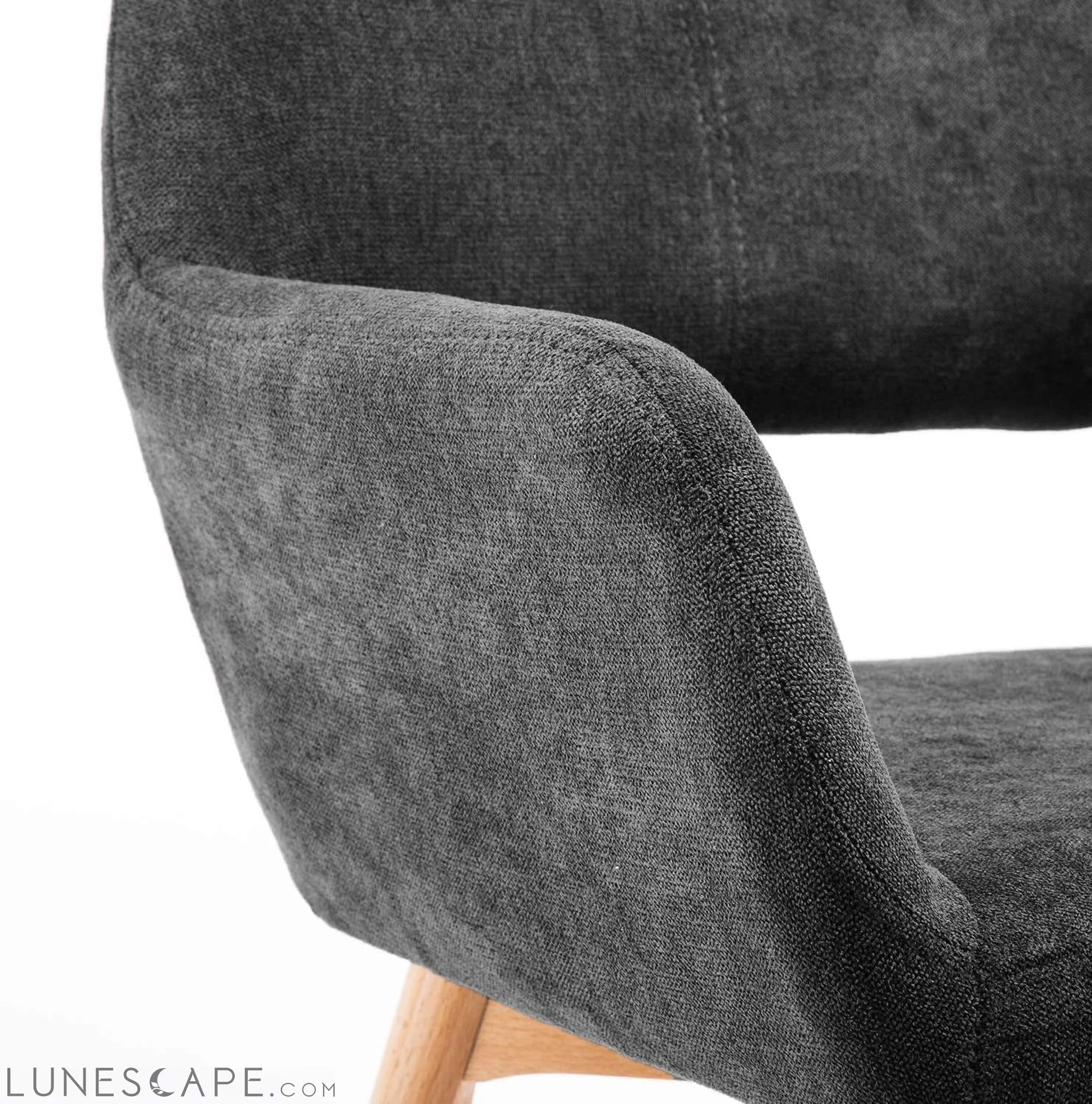 Desk Chair No Wheels Vanity Chair Makeup Chair Comfy Accent Chair for LUNESCAPE