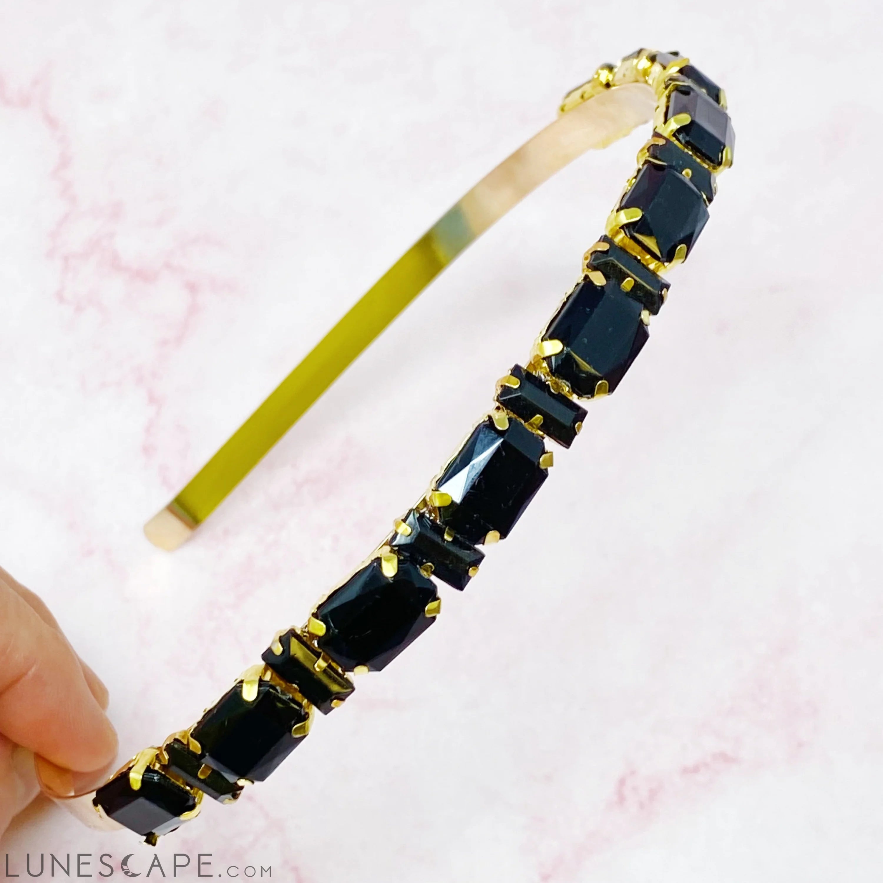 Diamonds in a Row Headband LUNESCAPE