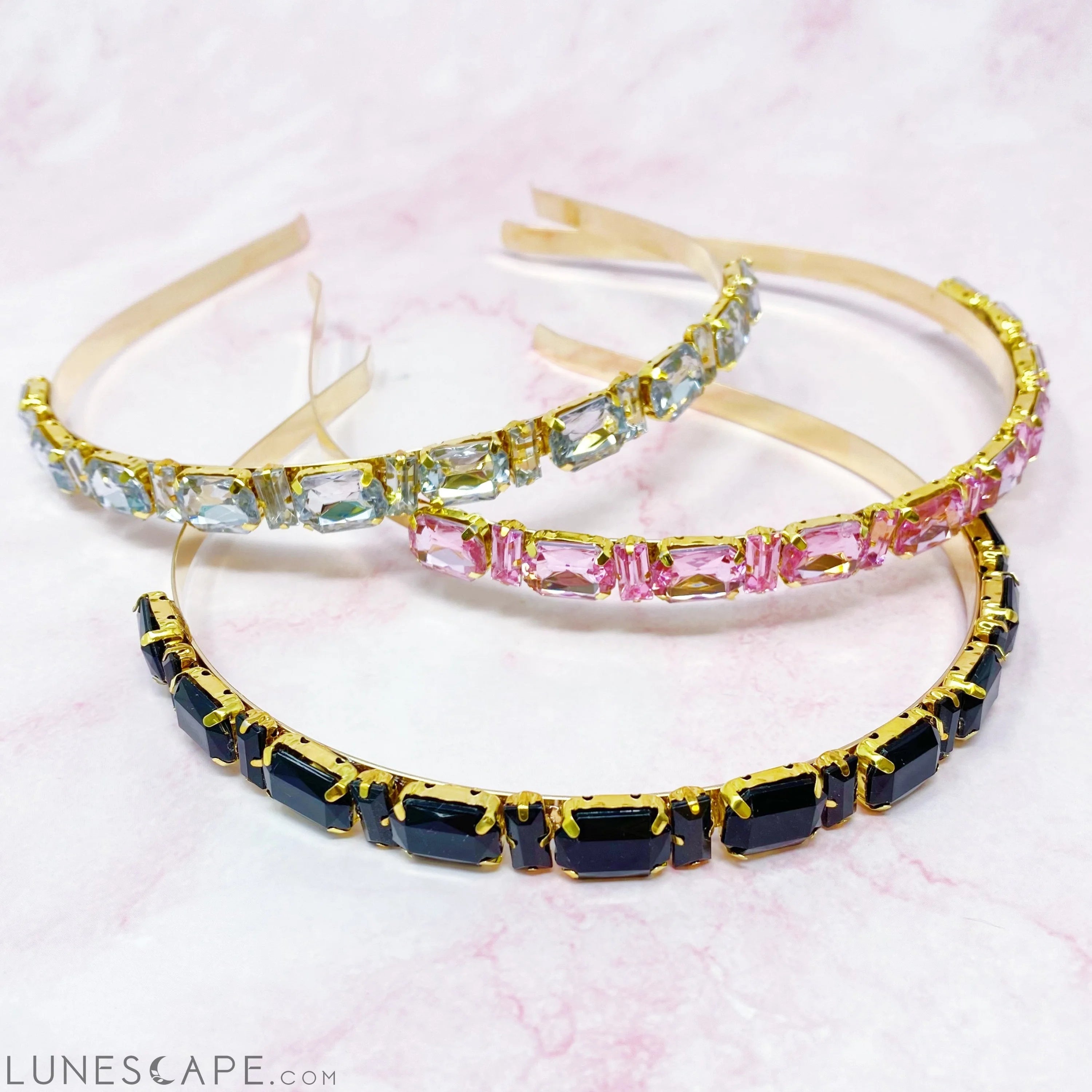 Diamonds in a Row Headband LUNESCAPE