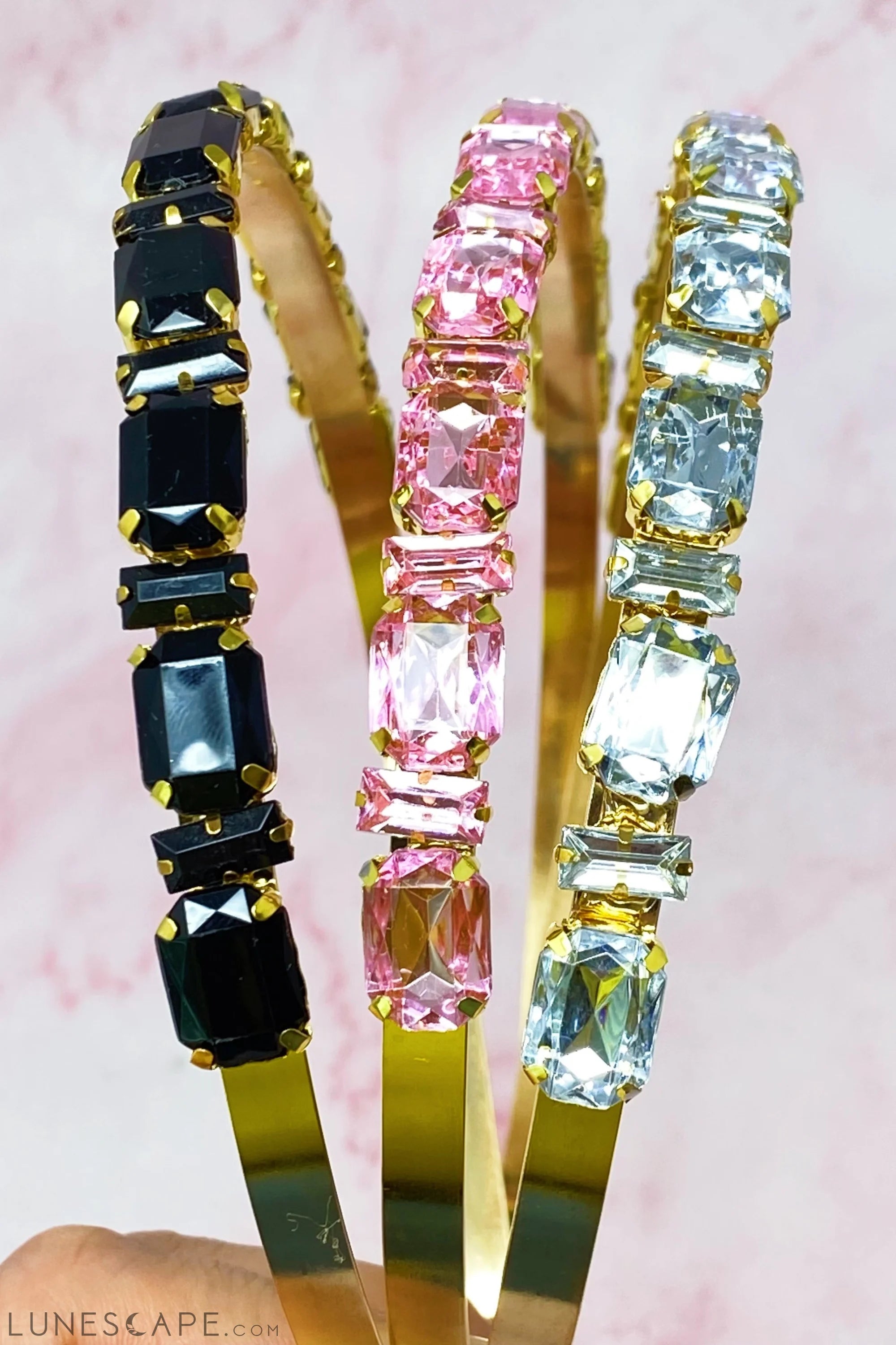 Diamonds in a Row Headband LUNESCAPE