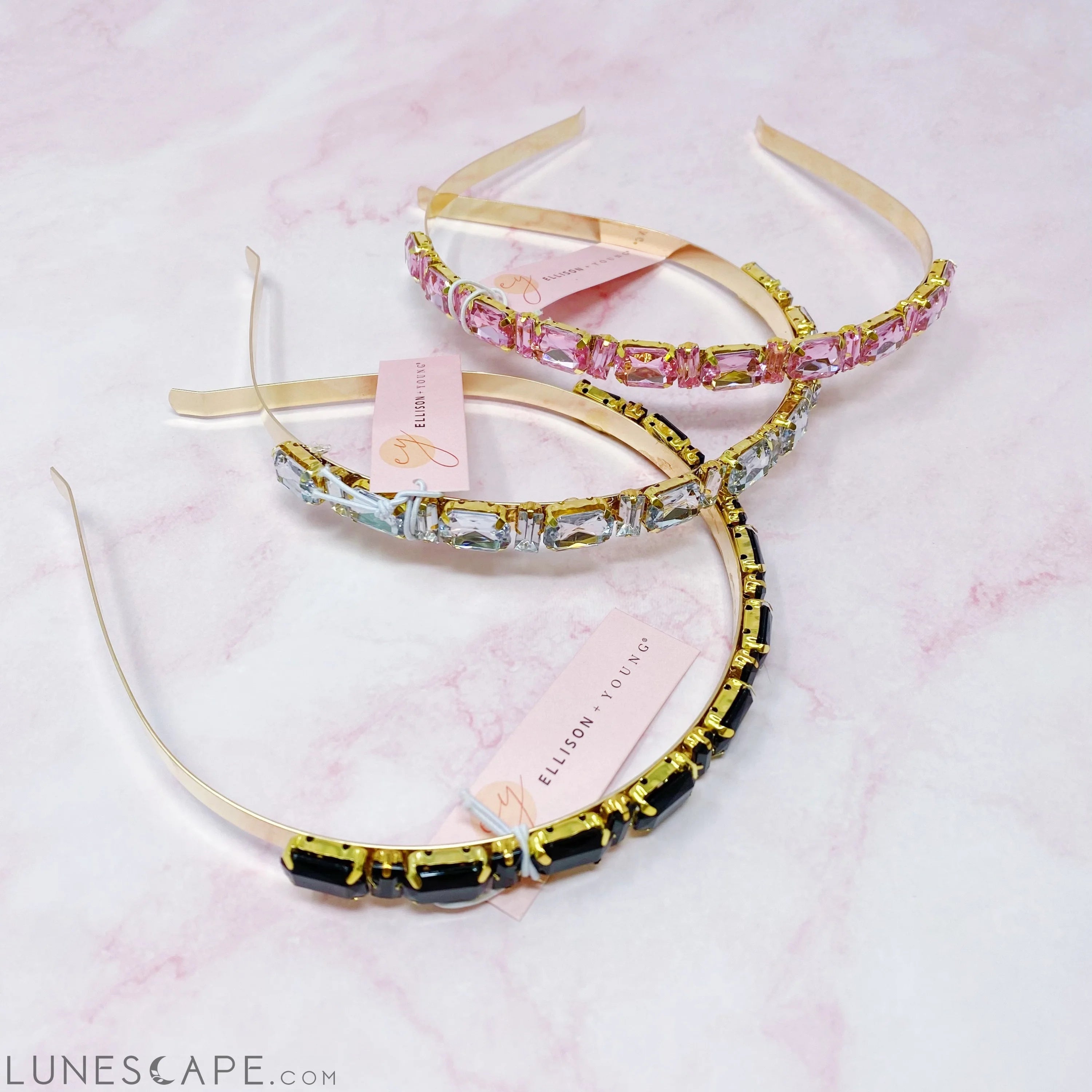 Diamonds in a Row Headband LUNESCAPE