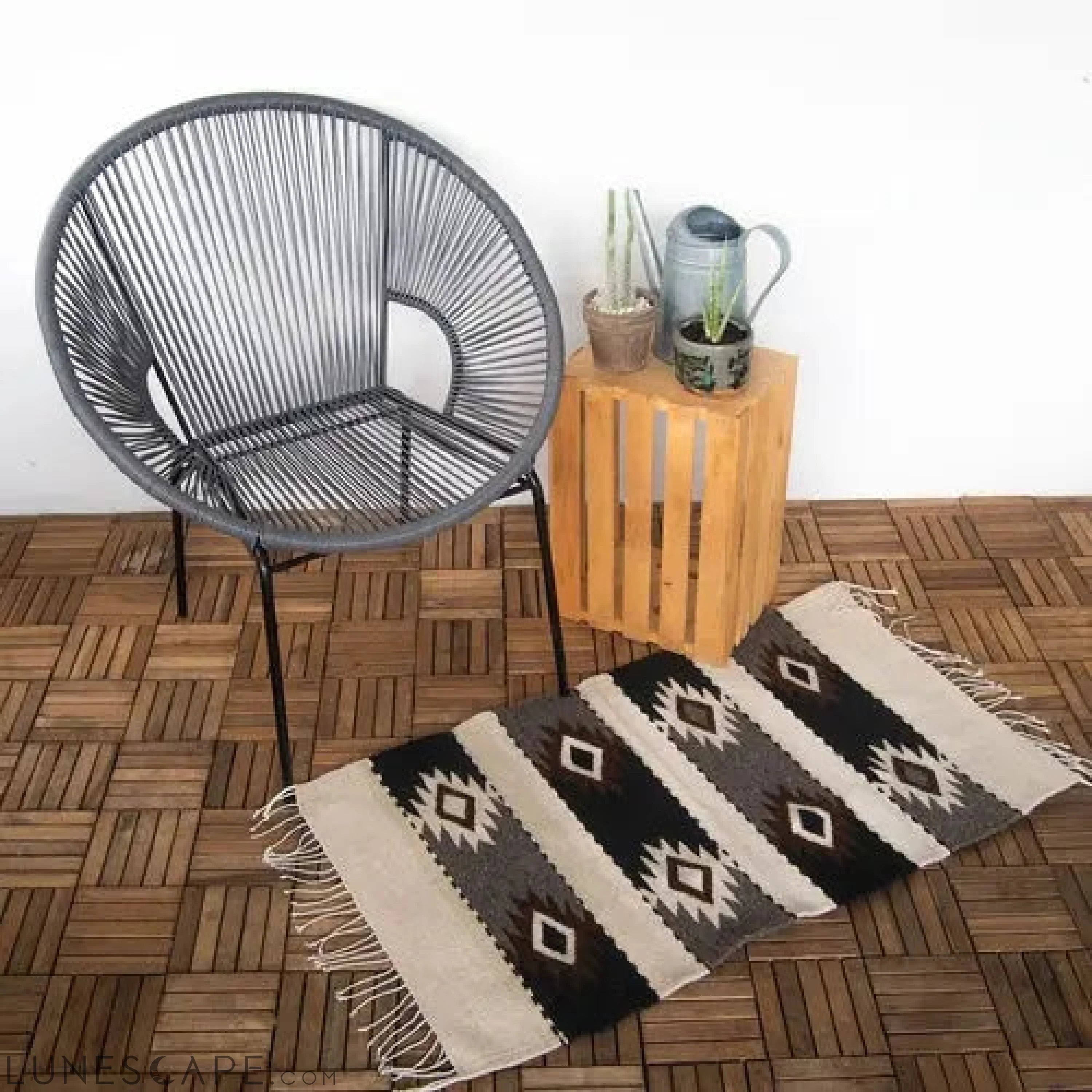 Diamonds Mexican Rug LUNESCAPE