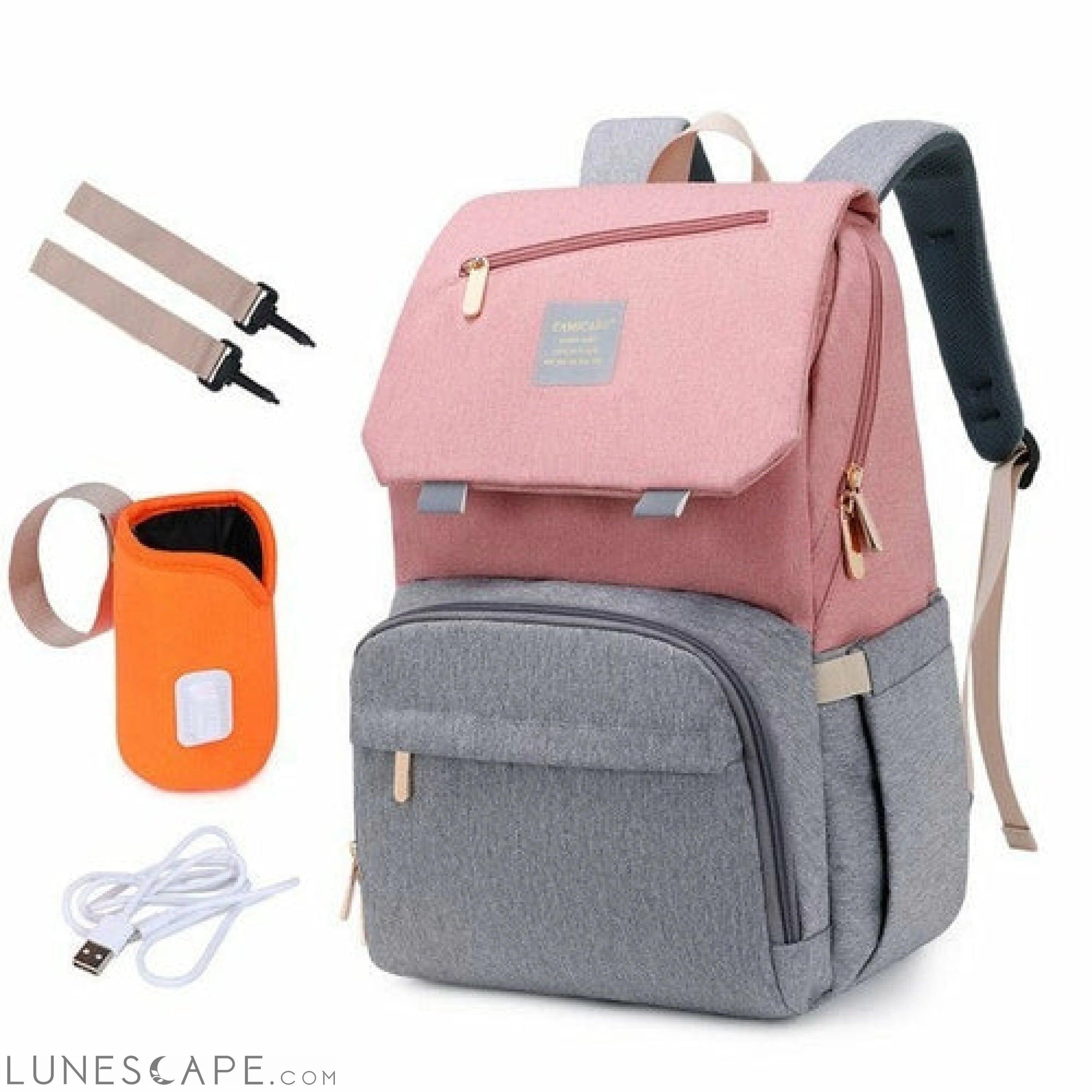 Diaper Bag Mummy Daddy Backpack Baby Stroller Waterproof Oxford LUNESCAPE
