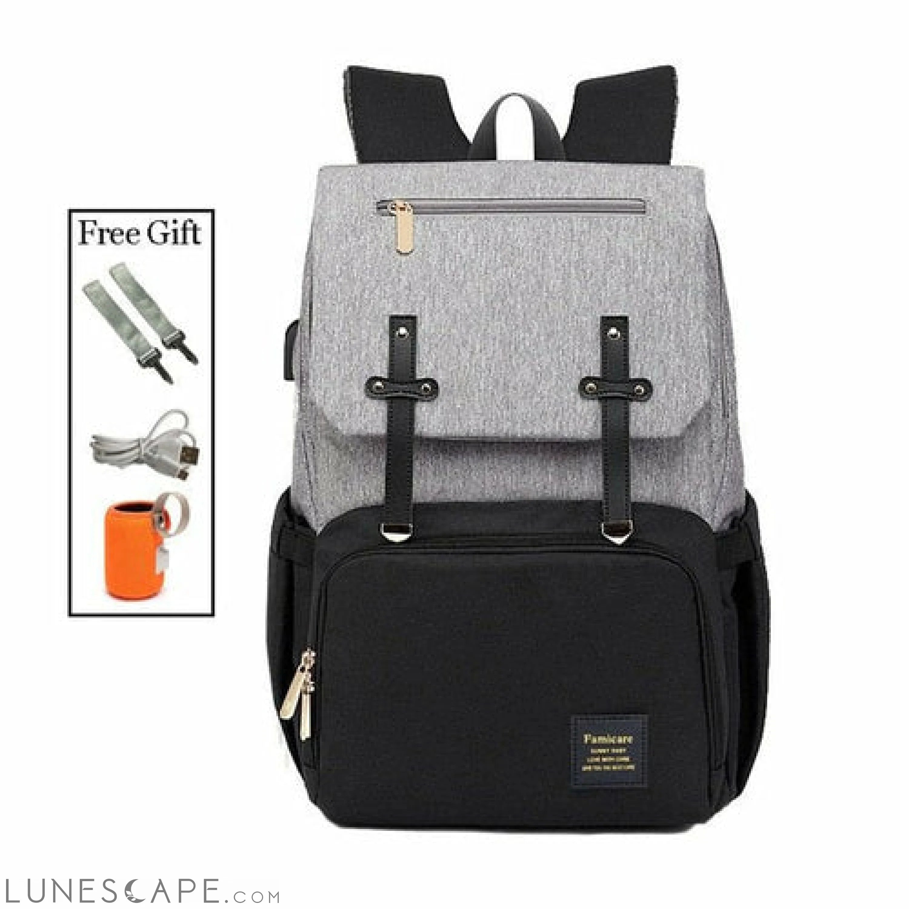 Diaper Bag Mummy Daddy Backpack Baby Stroller Waterproof Oxford LUNESCAPE