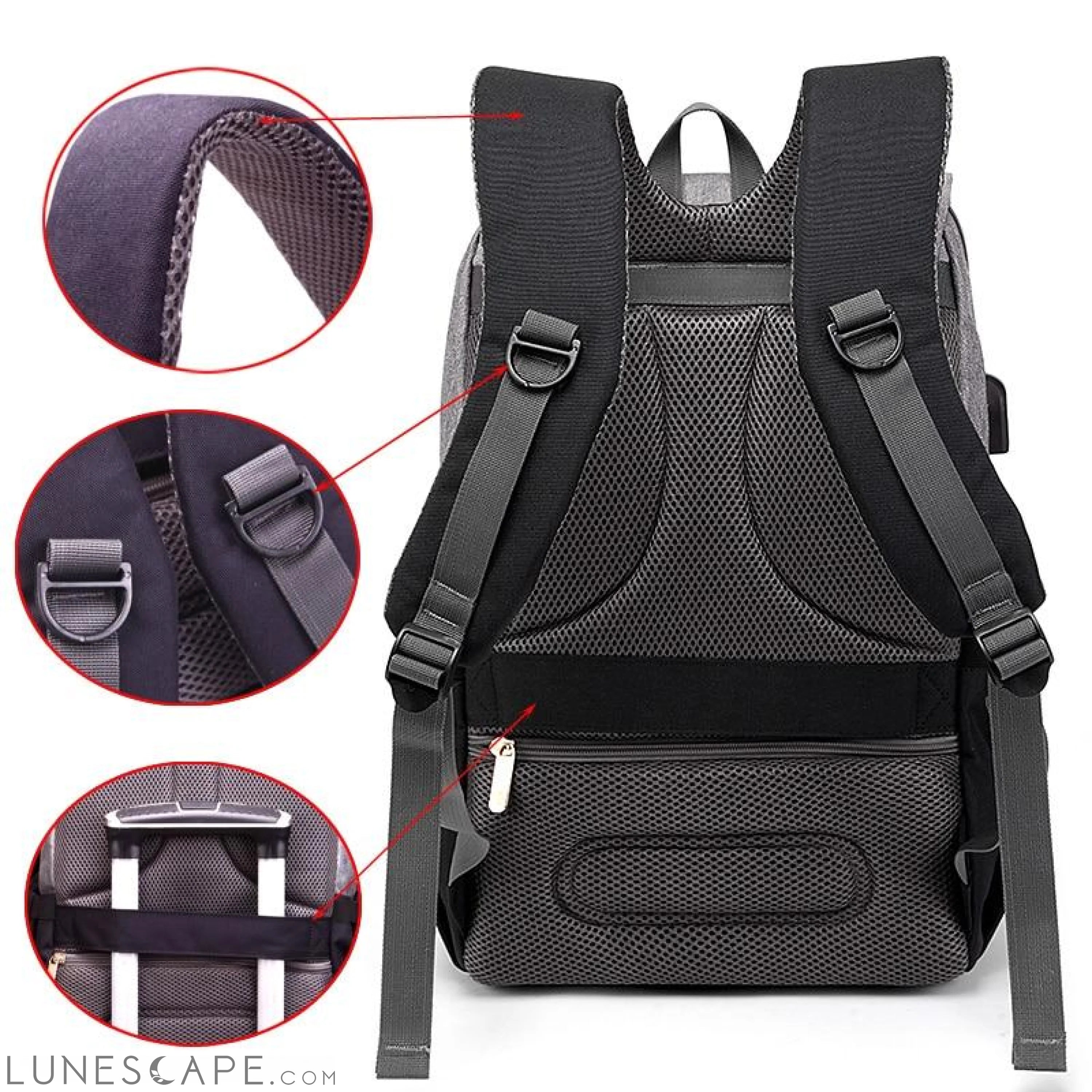 Diaper Bag Mummy Daddy Backpack Baby Stroller Waterproof Oxford LUNESCAPE