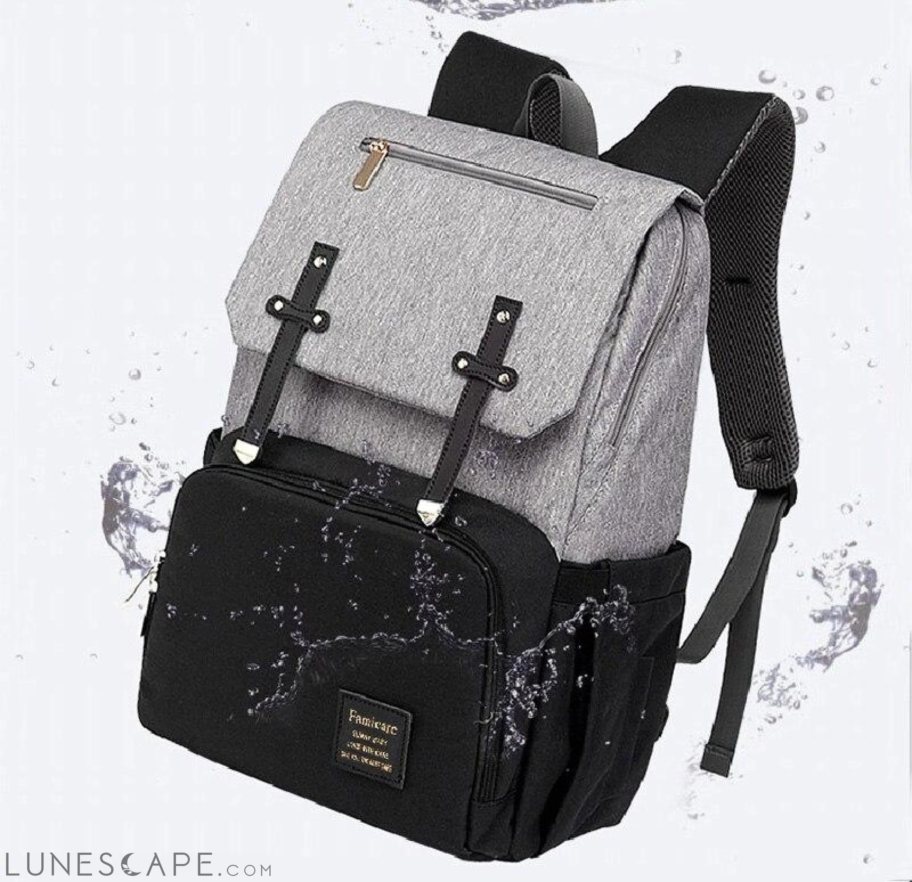 Diaper Bag Mummy Daddy Backpack Baby Stroller Waterproof Oxford LUNESCAPE