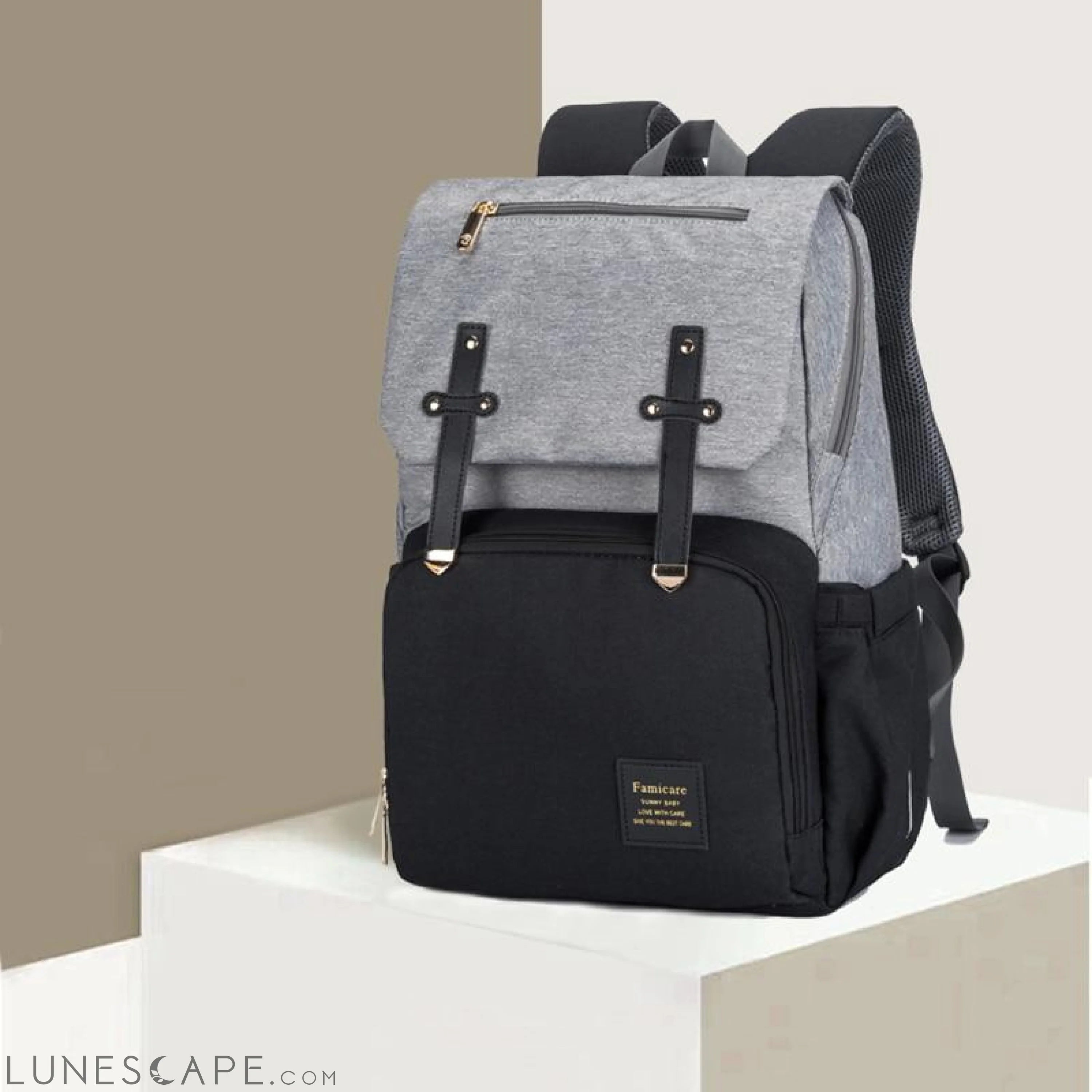 Diaper Bag Mummy Daddy Backpack Baby Stroller Waterproof Oxford LUNESCAPE
