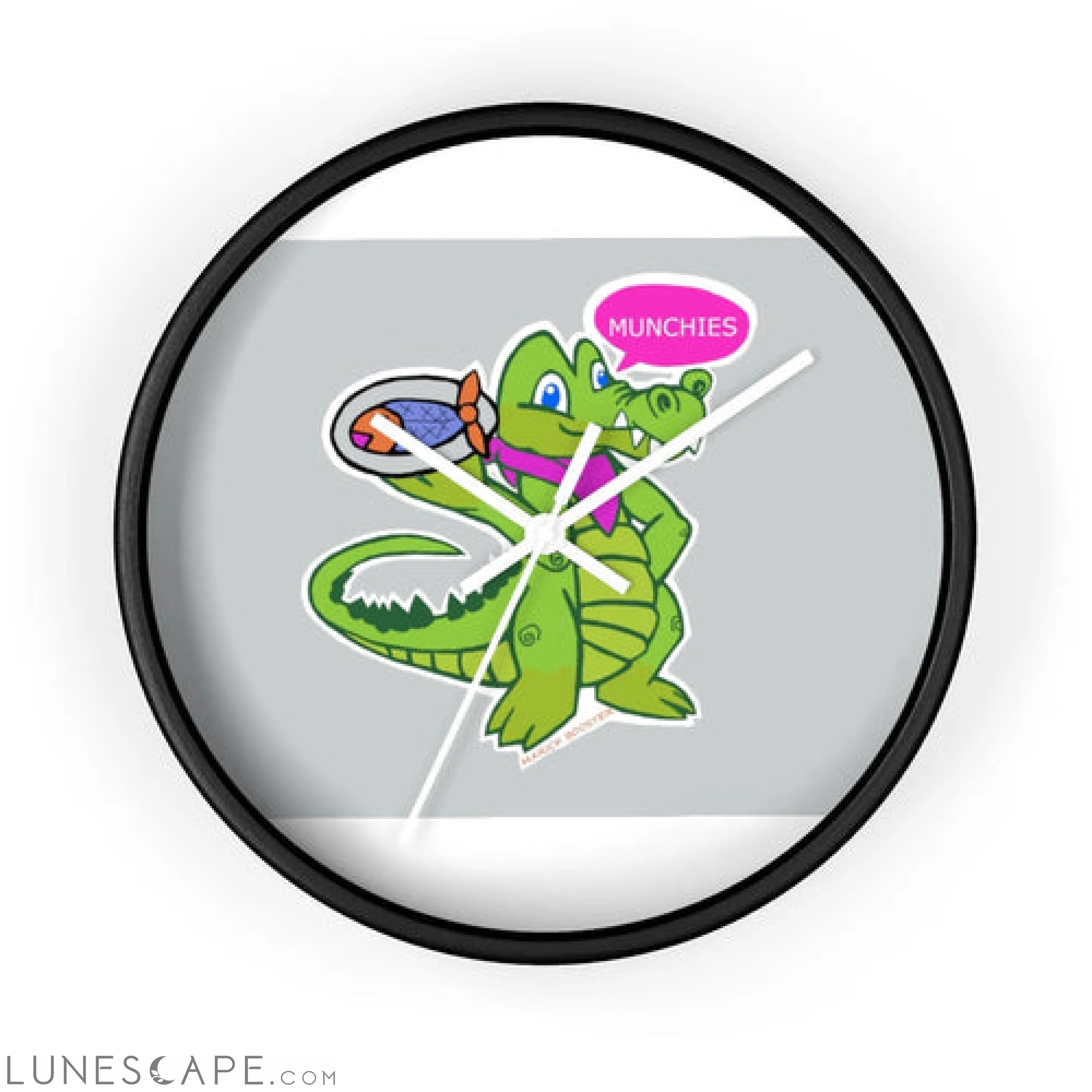 Diner Croc Wall clock LUNESCAPE