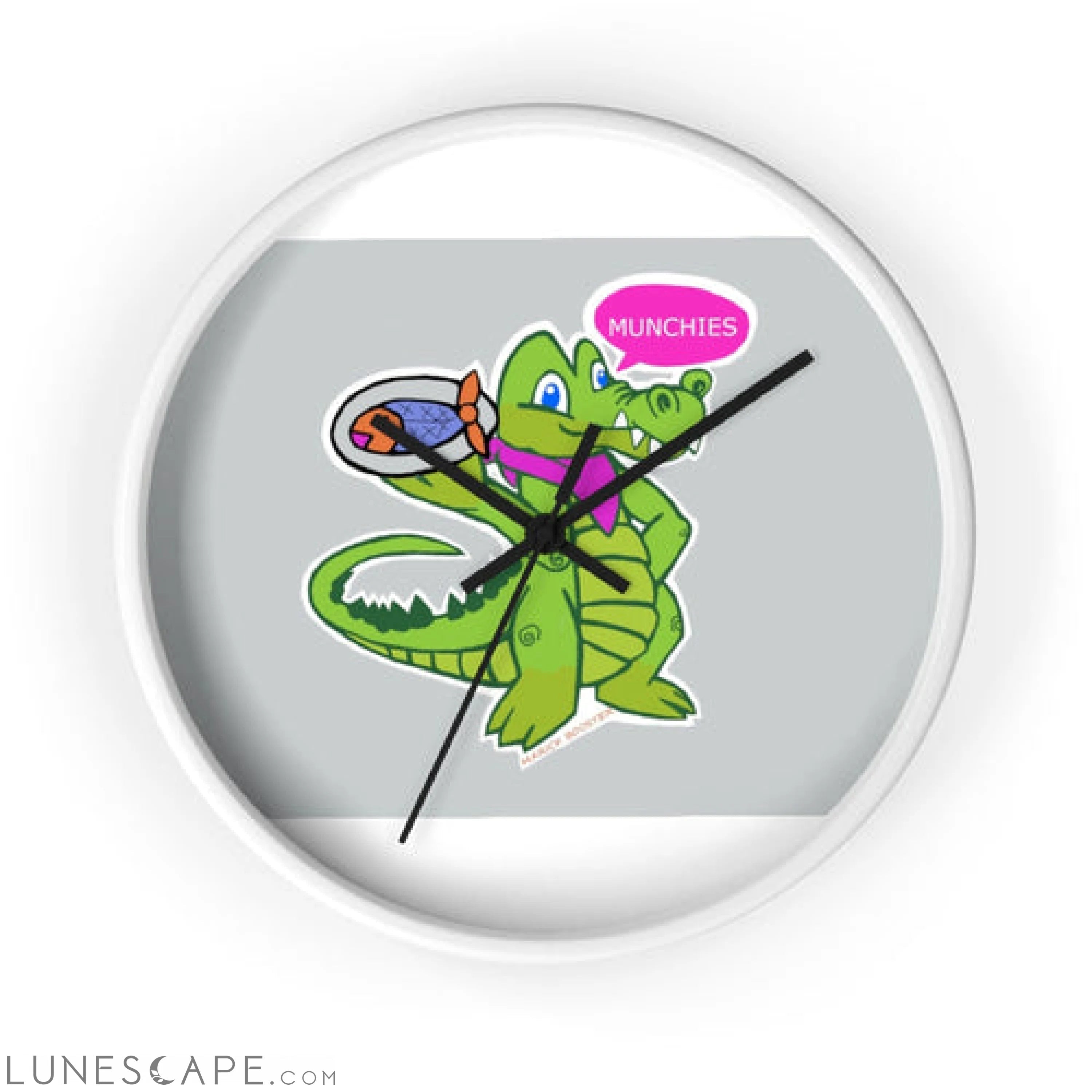 Diner Croc Wall clock LUNESCAPE
