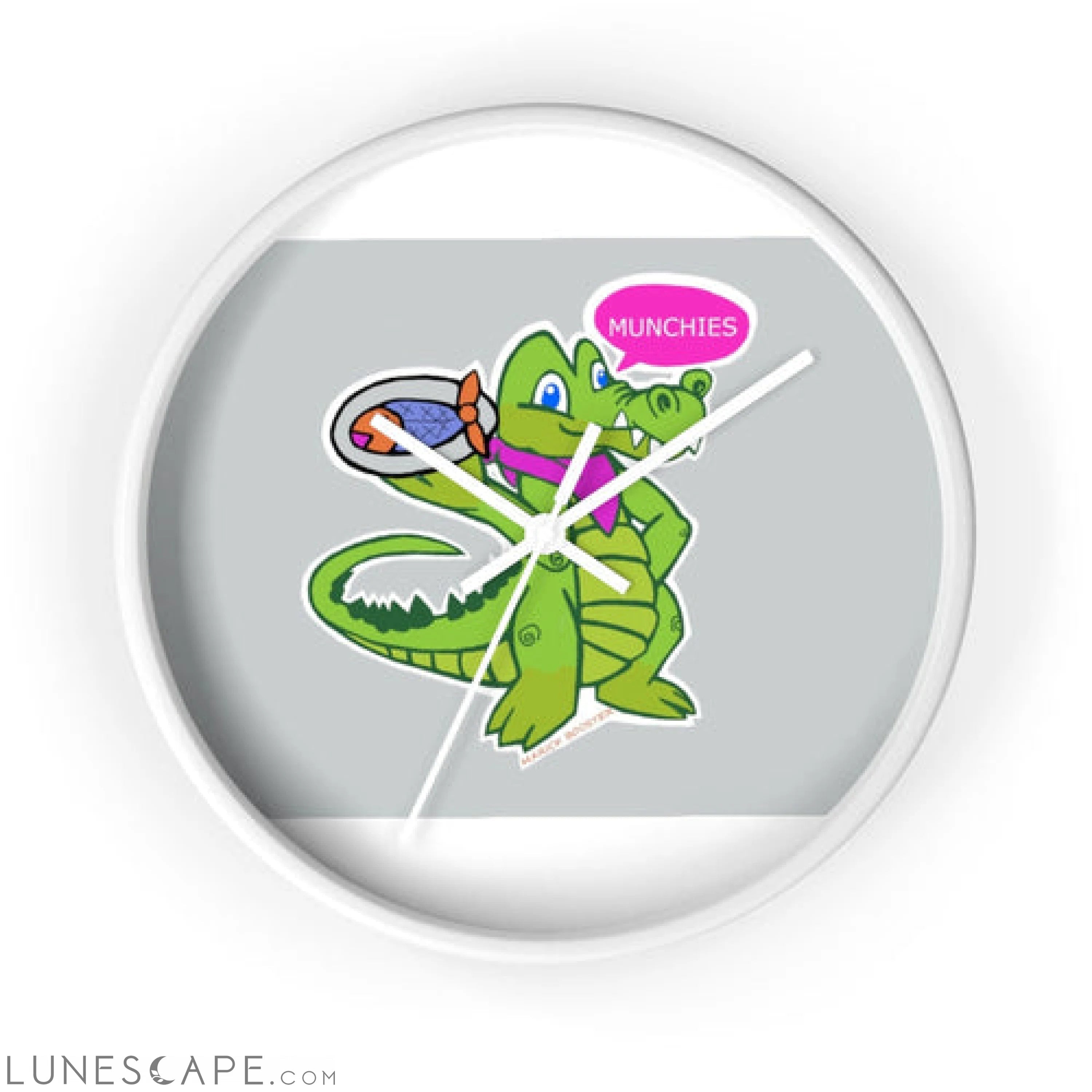 Diner Croc Wall clock LUNESCAPE