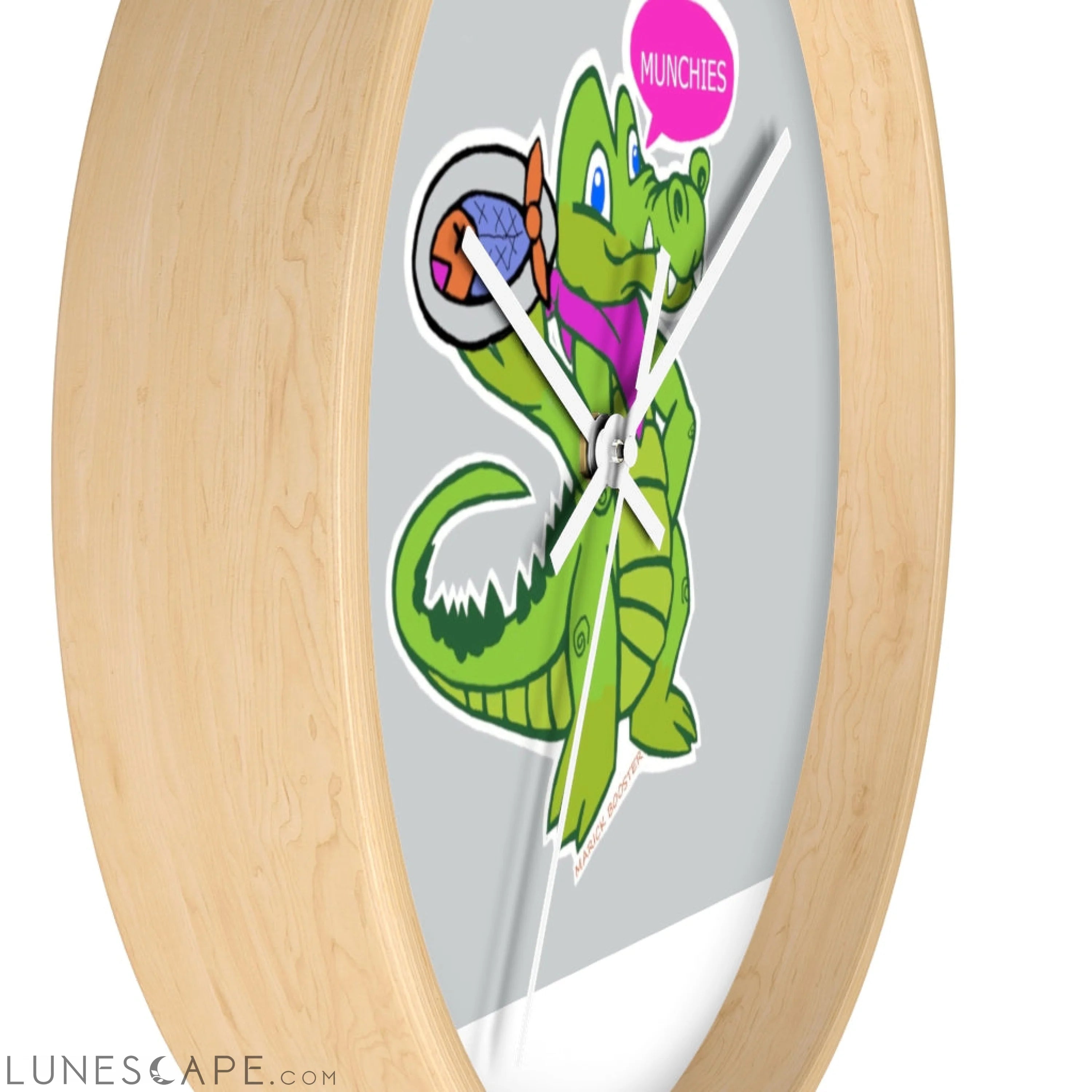 Diner Croc Wall clock LUNESCAPE
