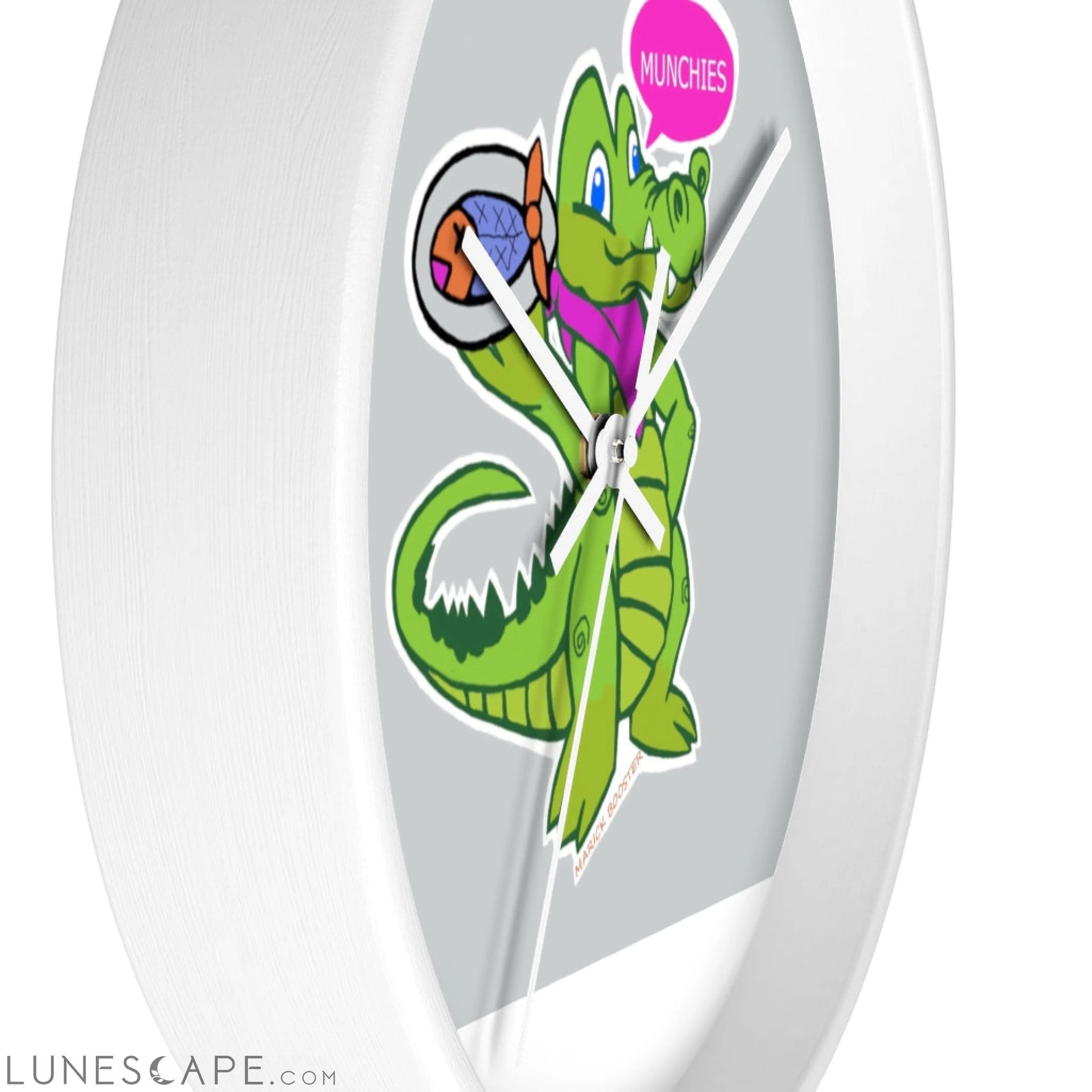 Diner Croc Wall clock LUNESCAPE