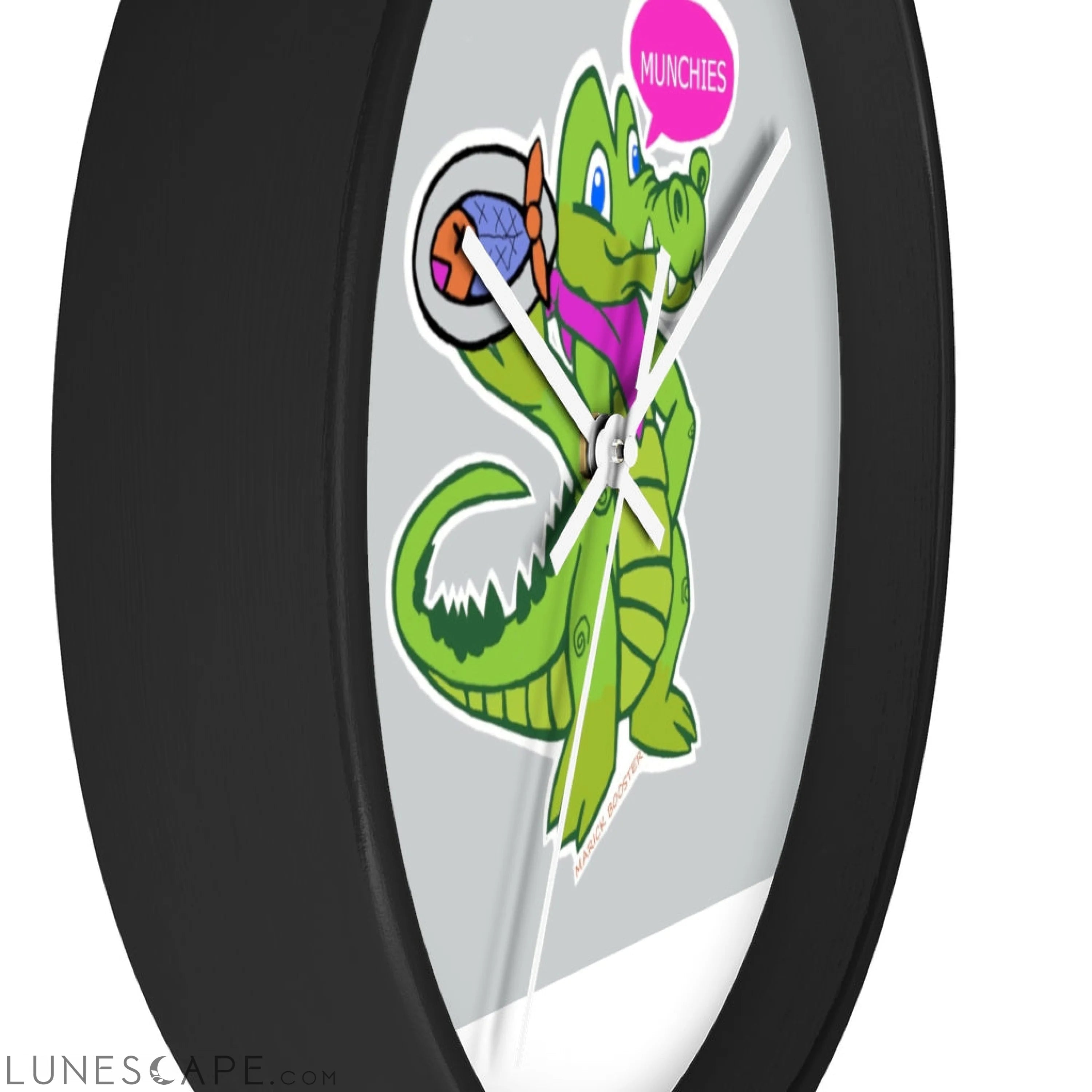 Diner Croc Wall clock LUNESCAPE