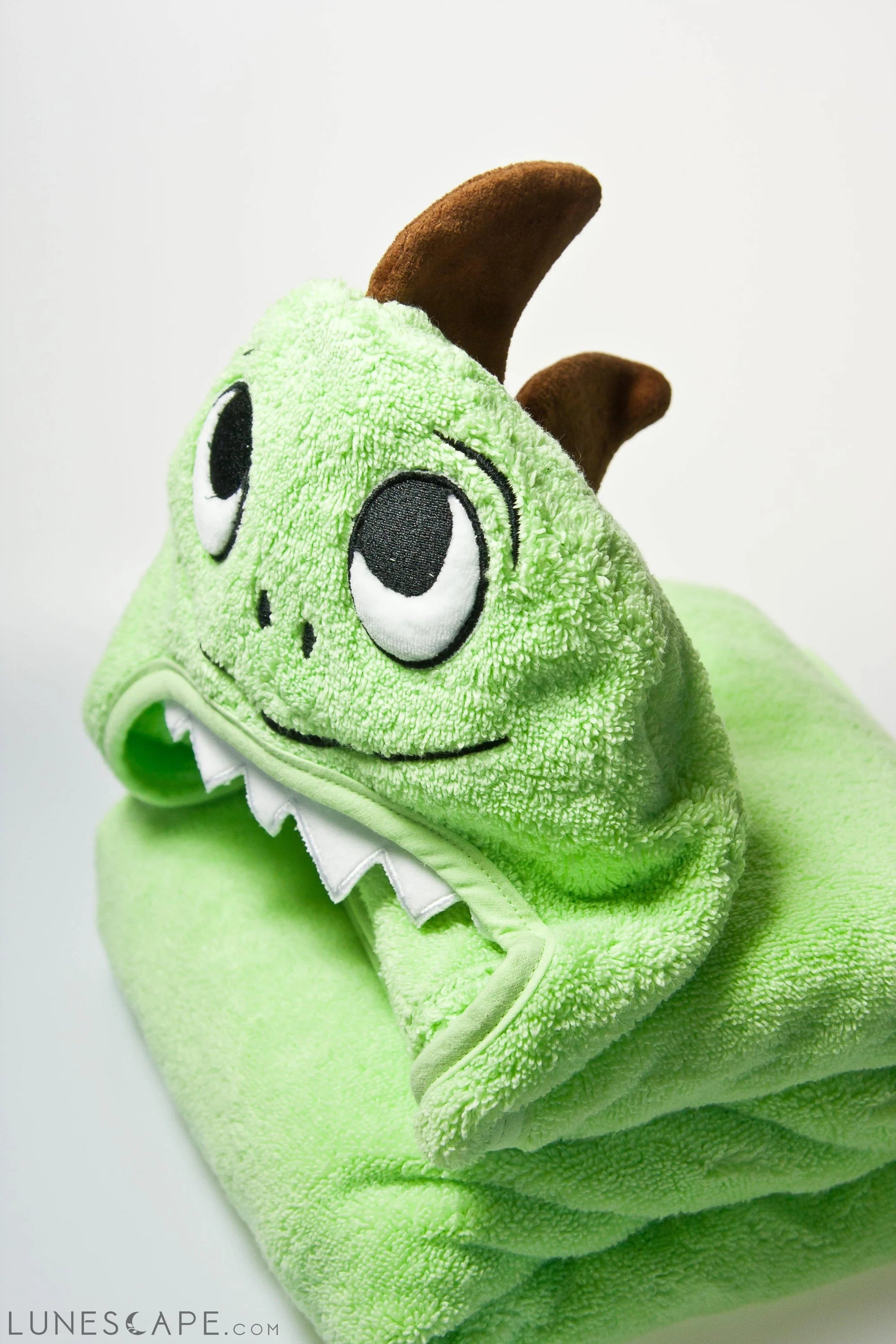 Dino Turkish Cotton Hooded Towel - Child Size LUNESCAPE