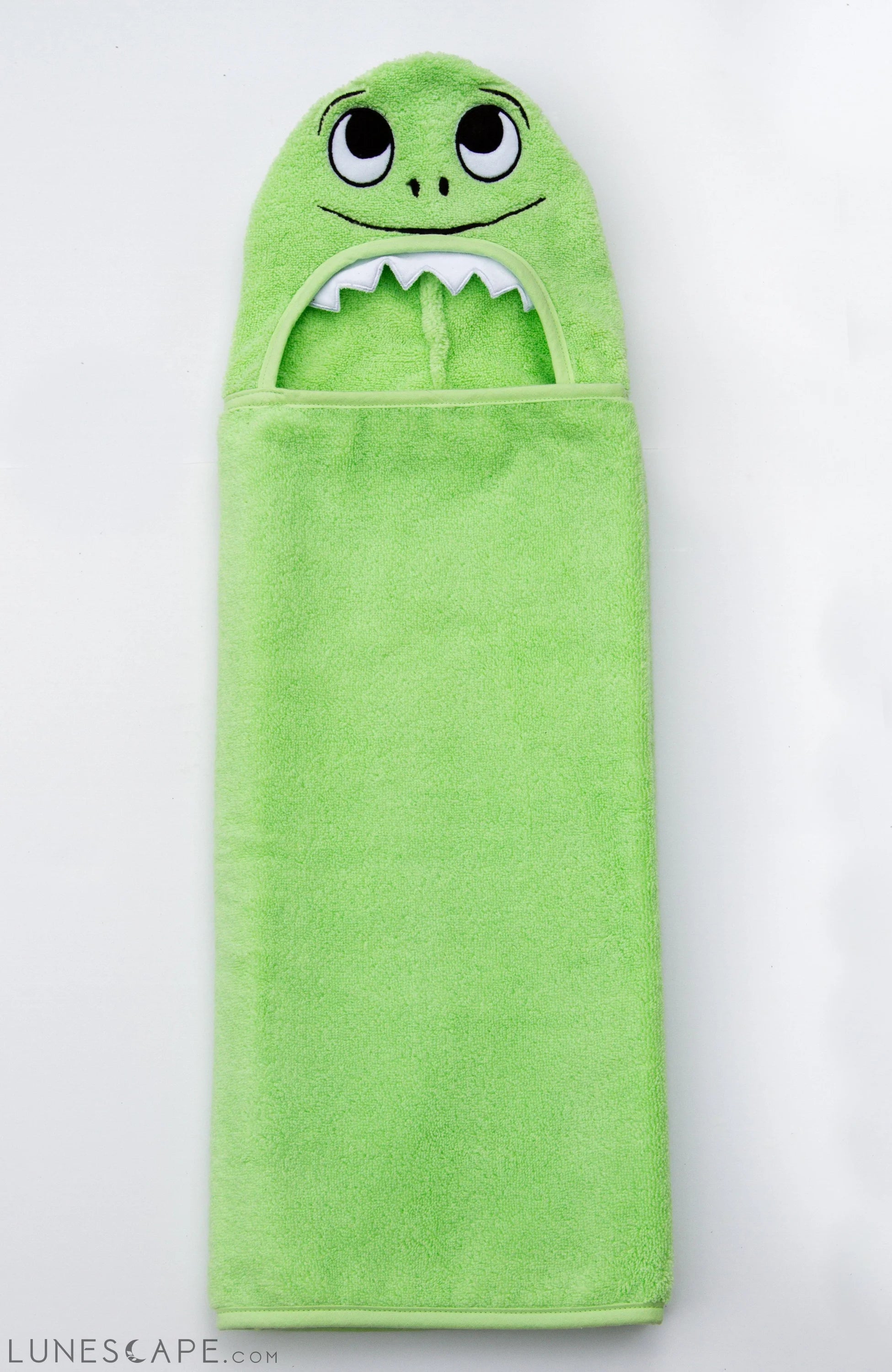 Dino Turkish Cotton Hooded Towel - Child Size LUNESCAPE