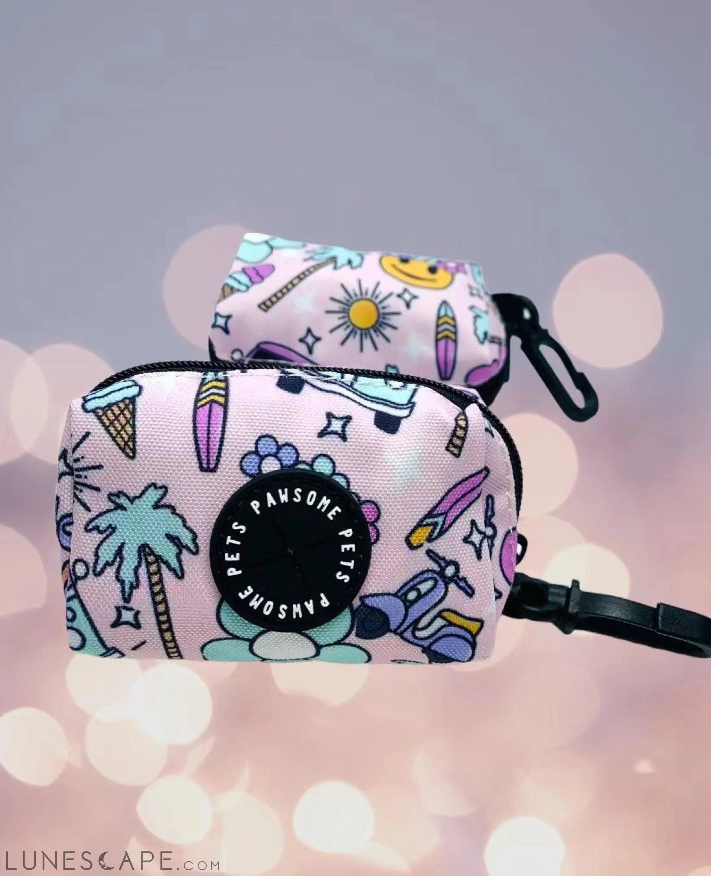 Dog Harness, Leash & Bandana Bundle - Smile Everyday (3 Pieces) LUNESCAPE