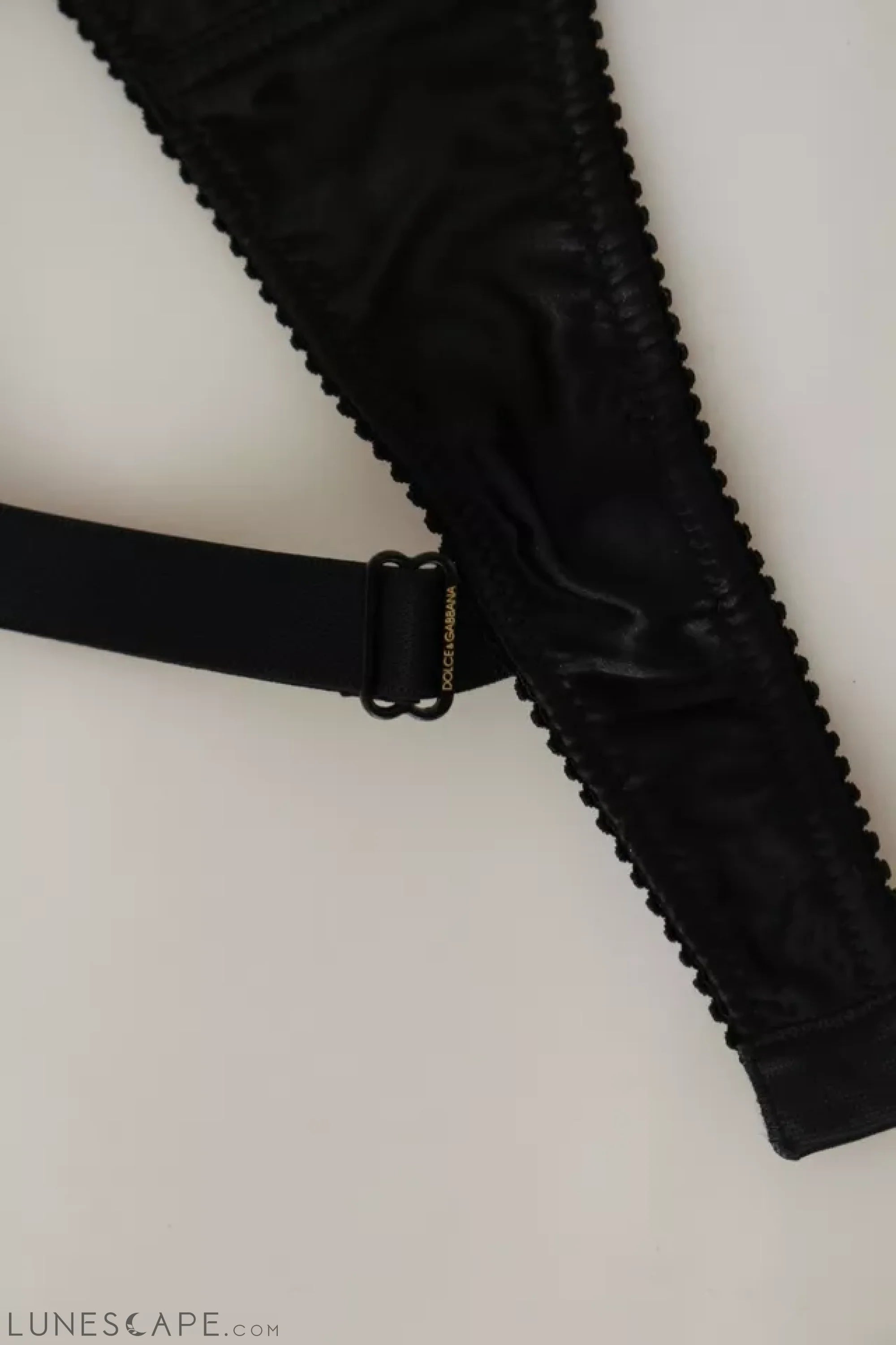 Dolce & Gabbana Black Silk Lace Balconcino Bra Underwear LUNESCAPE