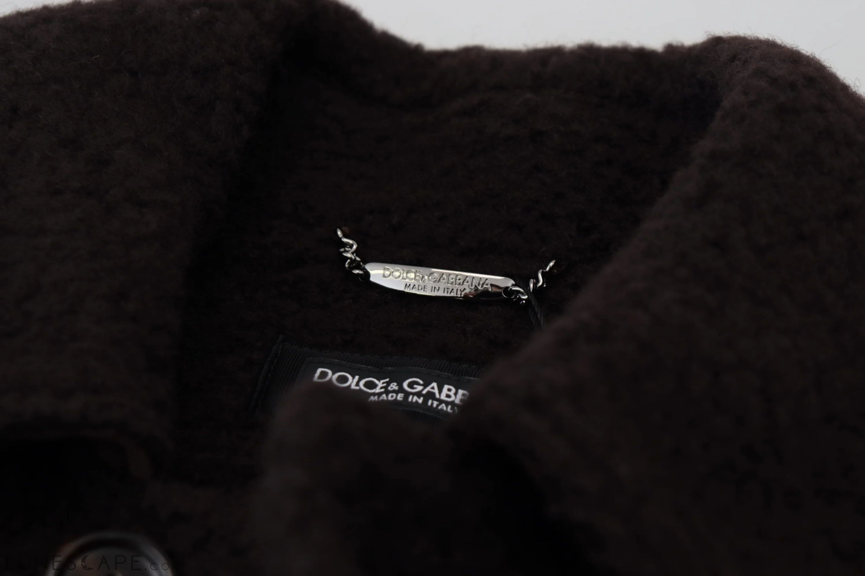 Dolce & Gabbana Elegant Black Alpaca Wool Blend Jacket LUNESCAPE
