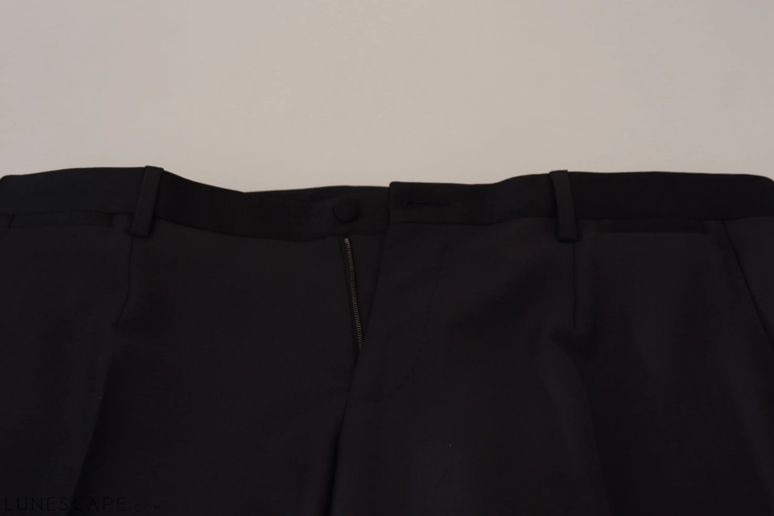 Dolce & Gabbana Elegant Black Wool Blend Trousers LUNESCAPE